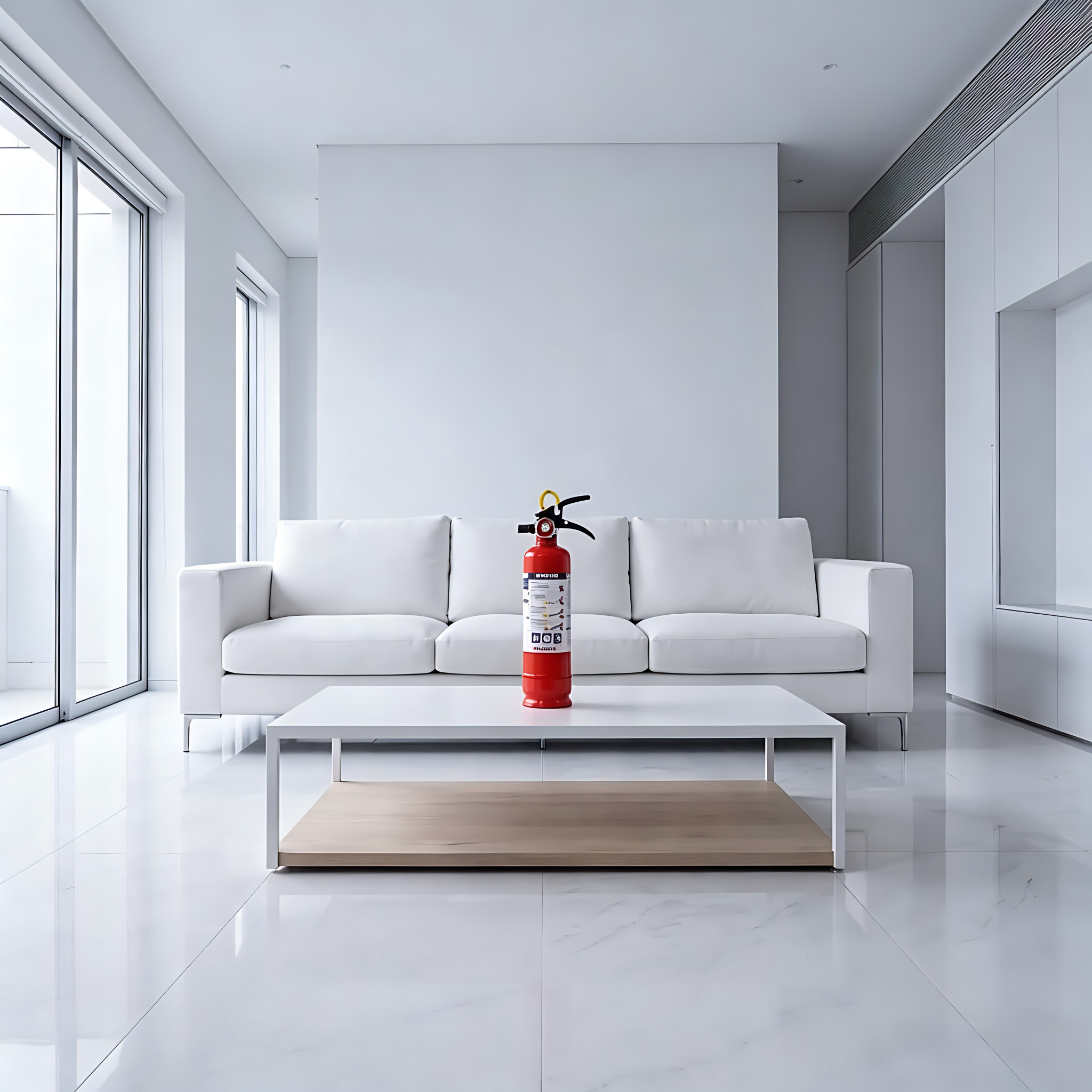 thumbnail video image 2 of Ougist ABC Fire Extinguisher for Home & Vehicle - 2.5 lb 1-A:10-B:C Rated, Dry Chemical Fire Safety with Quick-Release Handle, Certified for Kitchen/Car/Boat Use-Model FF1KG, 2 of 10