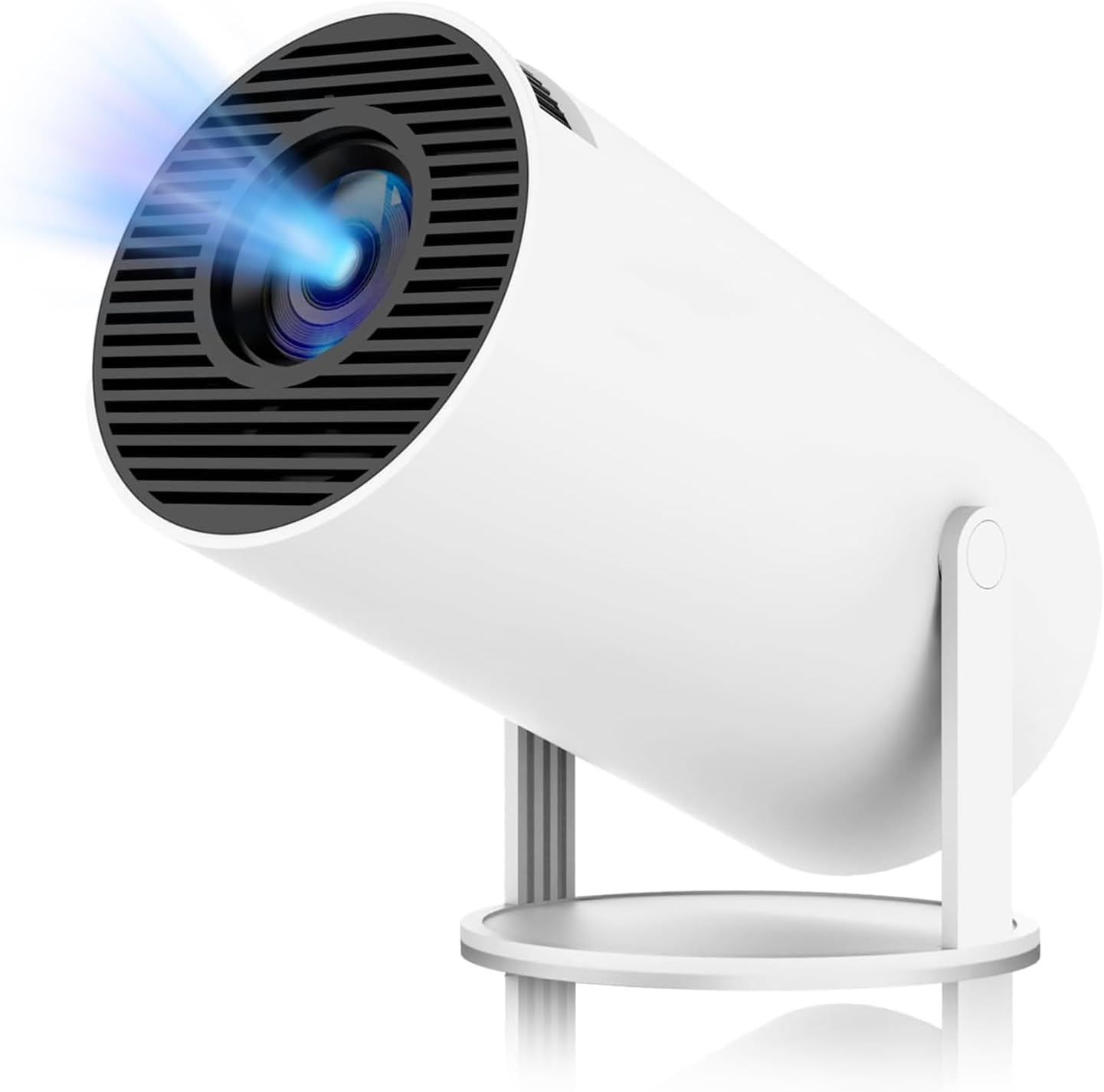 thumbnail video image 2 of BDQ Mini Projector, Support 4K 1080P with Dual-Band WIFI6 5G Wireless 5.4 Bluetooth Android 11., 2 of 10