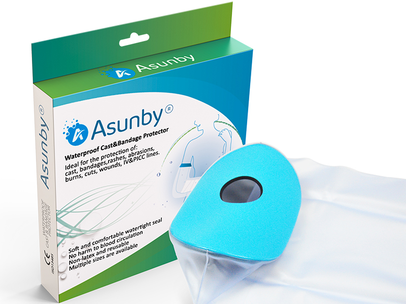 thumbnail video image 2 of Asunby Cast Covers for Shower Leg Adult Waterproof full Leg Protector Shower Bandage Wound Showering for Broken Leg Knee Foot Ankle Wound Burns Care Supplies, After Surgery Gifts,Reusable, 2 of 9