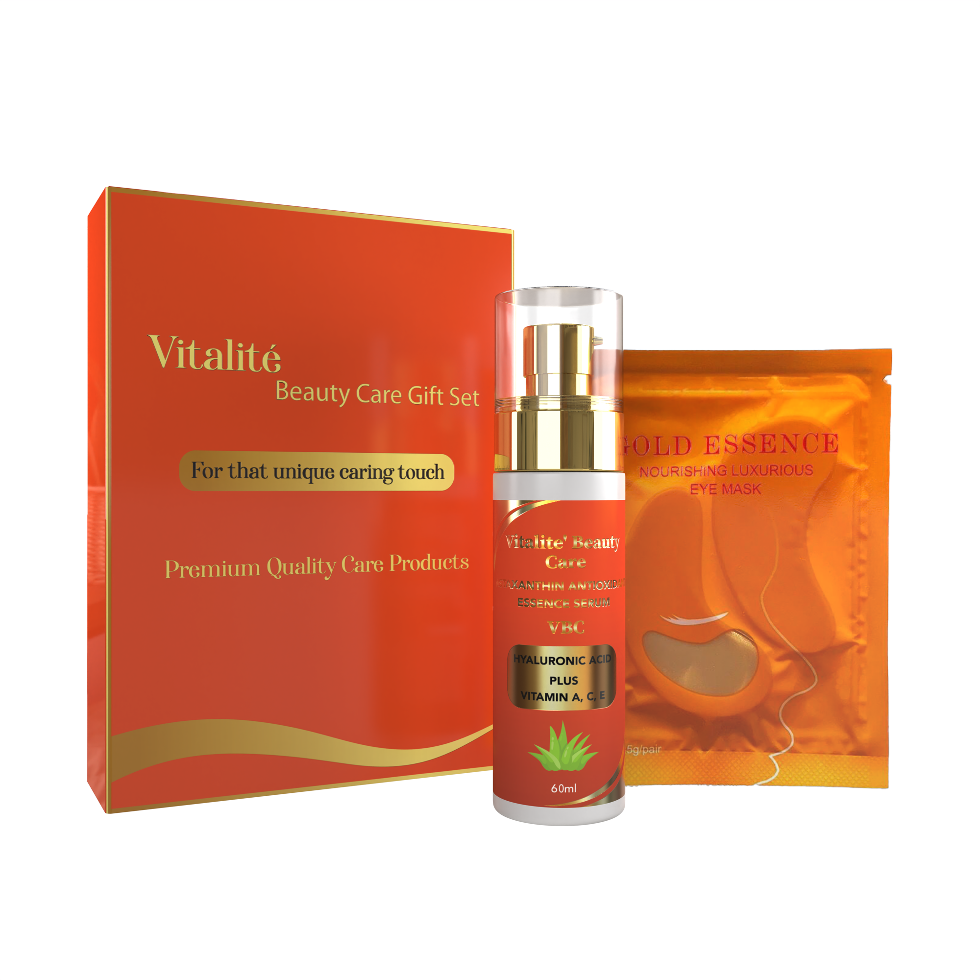 thumbnail video image 2 of Astaxanthin Cream Serum Antioxidant Anti-aging Facial Vitamin A, C, E, Hyaluronic Acid Sun UV Shield, Face Serum Supports Skin Hydration & Firmness, Rejuvenation Face Serum Plus Collagen Eye Mask, 2 of 13