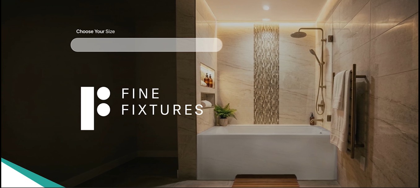 thumbnail video image 2 of Fine Fixtures Acrylic-Fiberglass Soaking Bathtub, White. Alcove | Apron Front Left Hand 72"x36", 2 of 15