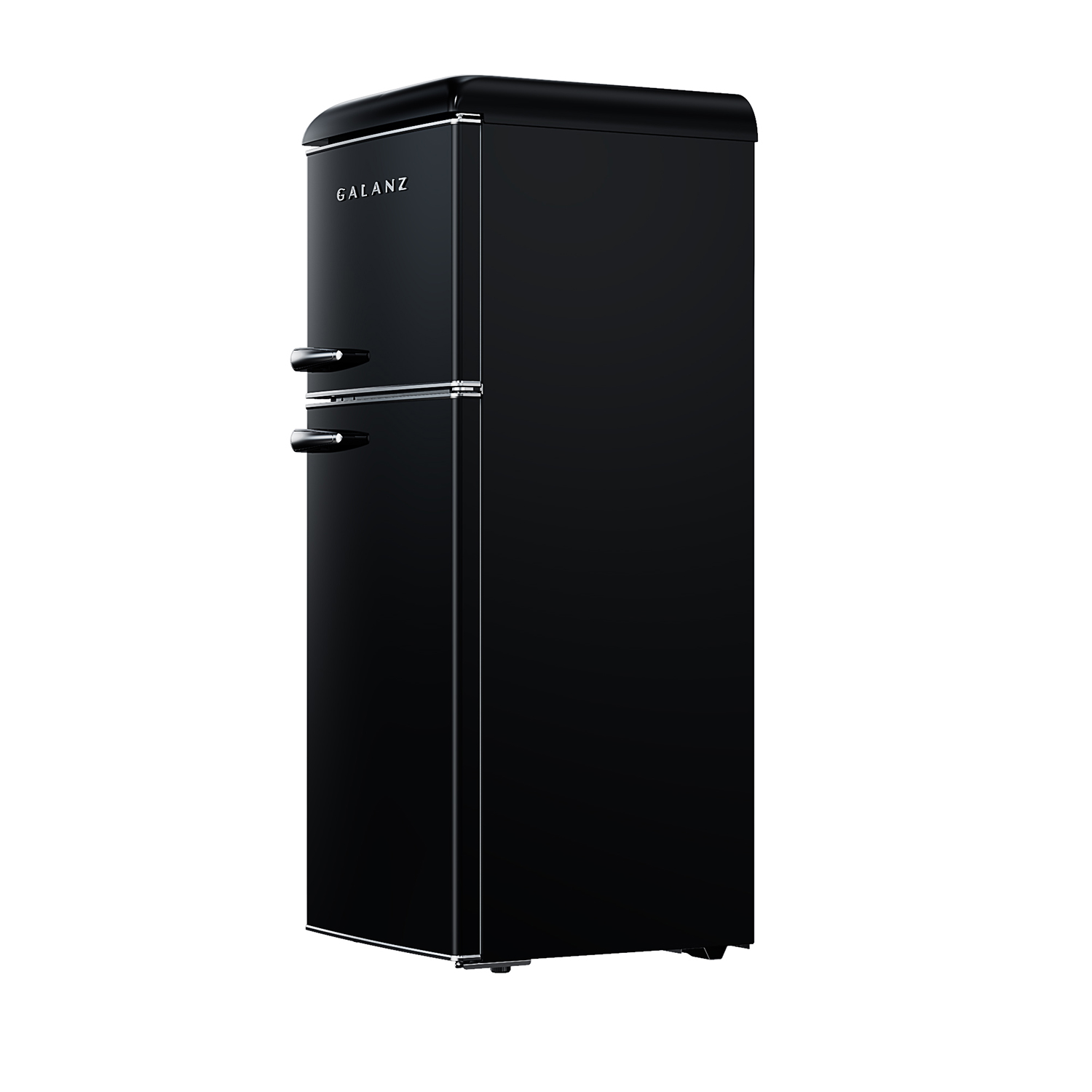 Galanz GLR46TBKER Retro Compact Refrigerator with Freezer Mini Fridge with  Dual Door, Adjustable Mechanical Thermostat, 4.6 Cu Ft, Black : Home &  Kitchen 