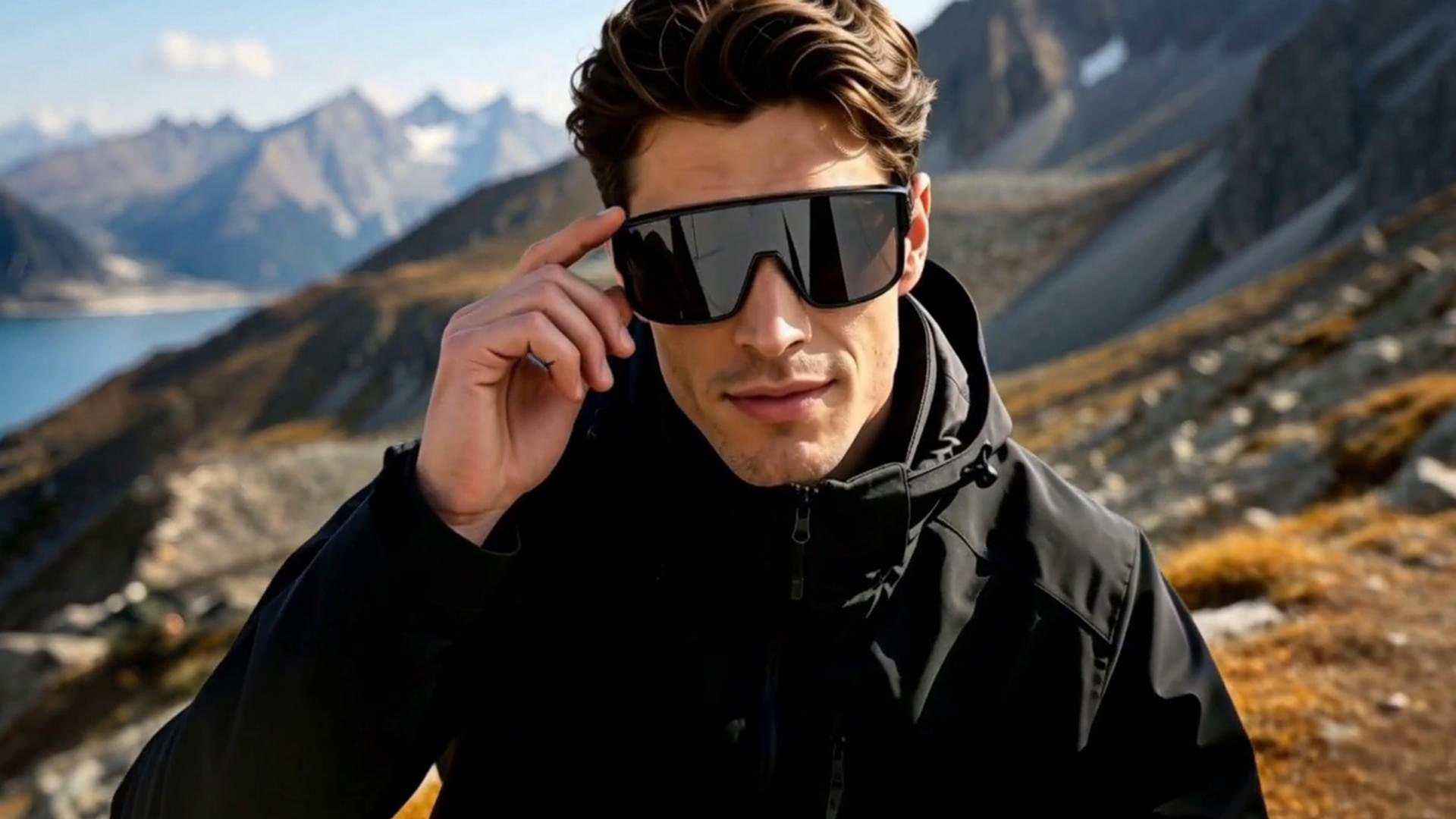 thumbnail video image 2 of Joopin Large Polarized Fit Over Glasses Sunglasses For Women Men, Oversized Trendy Square Shades For Driving, 2 of 8
