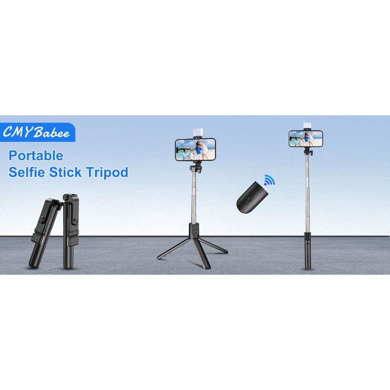 Asta per selfie stick con treppiedi porta telefono e telecomando - Vieni da Marco Asta per selfie stick con treppiedi porta telefono e telecomando - Vieni da Marco
