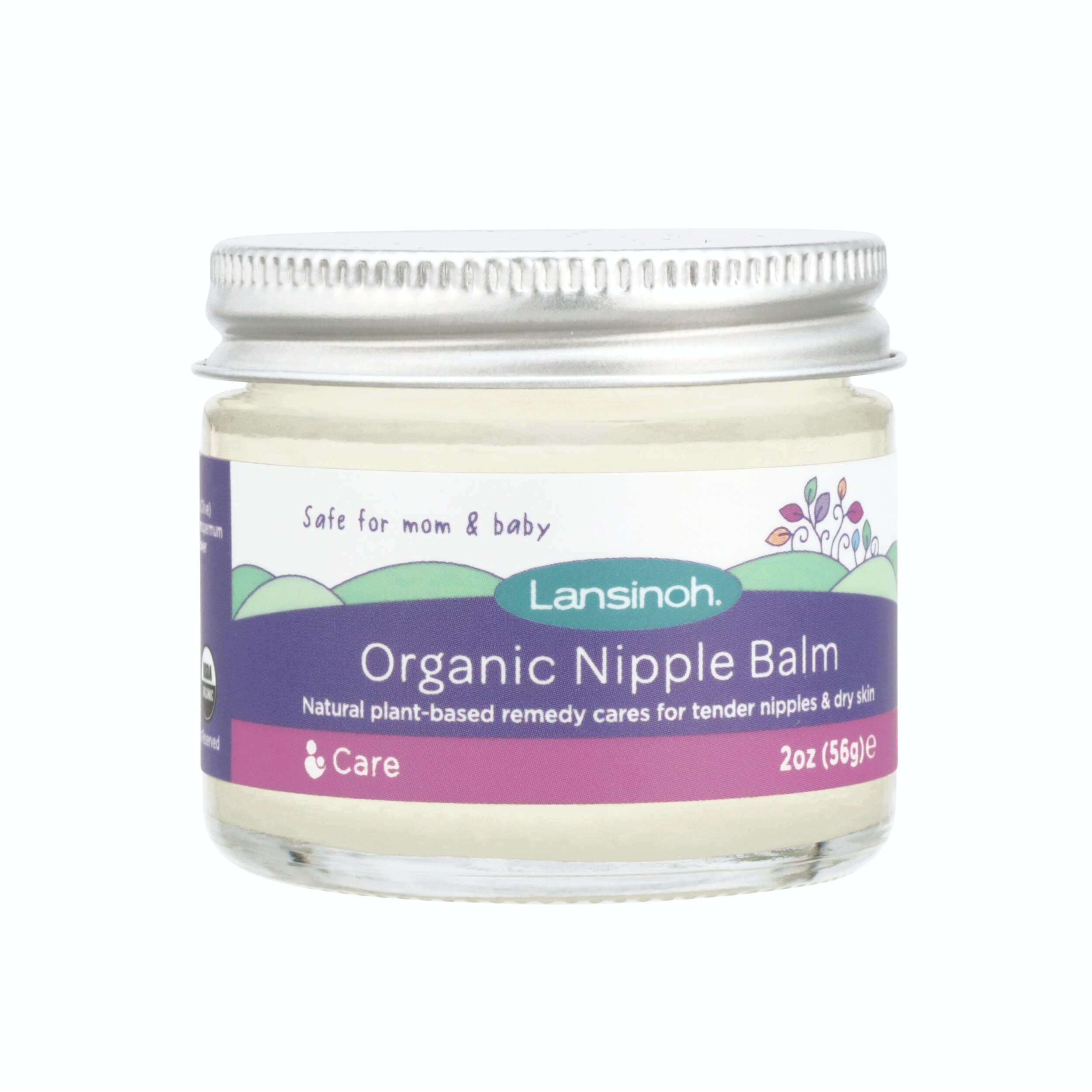 2x Lansinoh Organic Nipple Balm For Tender Nipples & Dry Skin Plant Based  7/2024