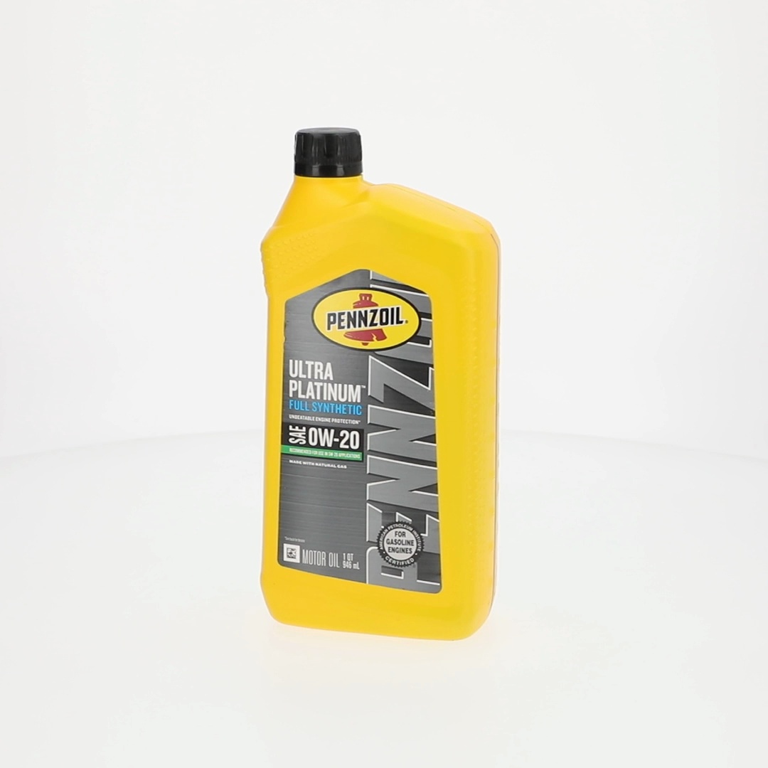 2 pack) Pennzoil Ultra Platinum Full Synthetic 0W-20 Motor Oil, 1