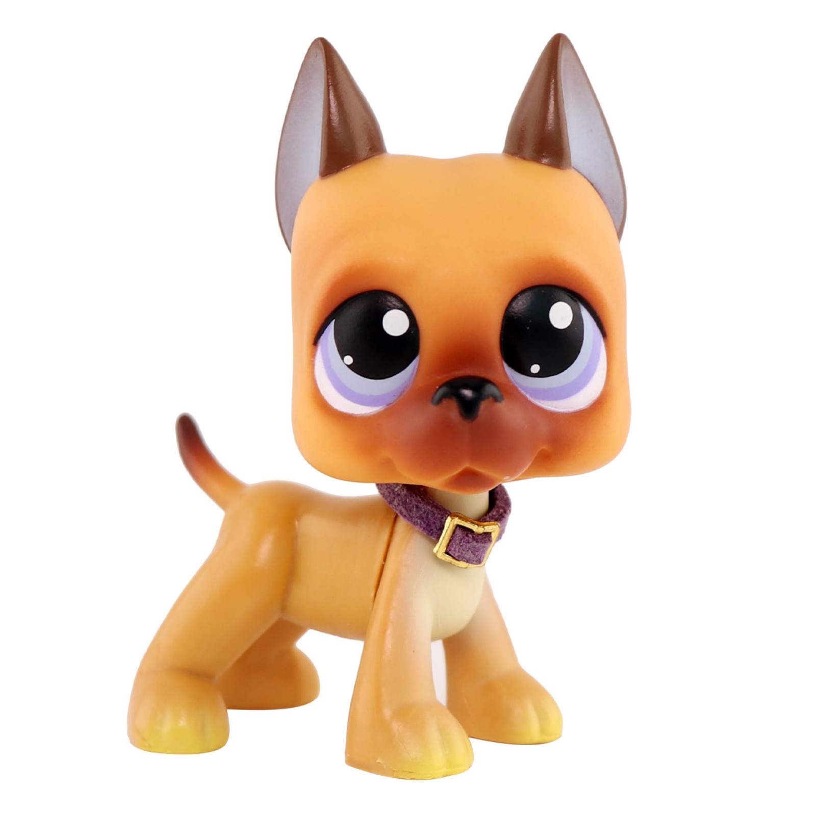 thumbnail video image 2 of Mini Pet Shop Great Dane #244 with Collar Accessory,Collectible Little Animal Figurine Toys, 2 of 8