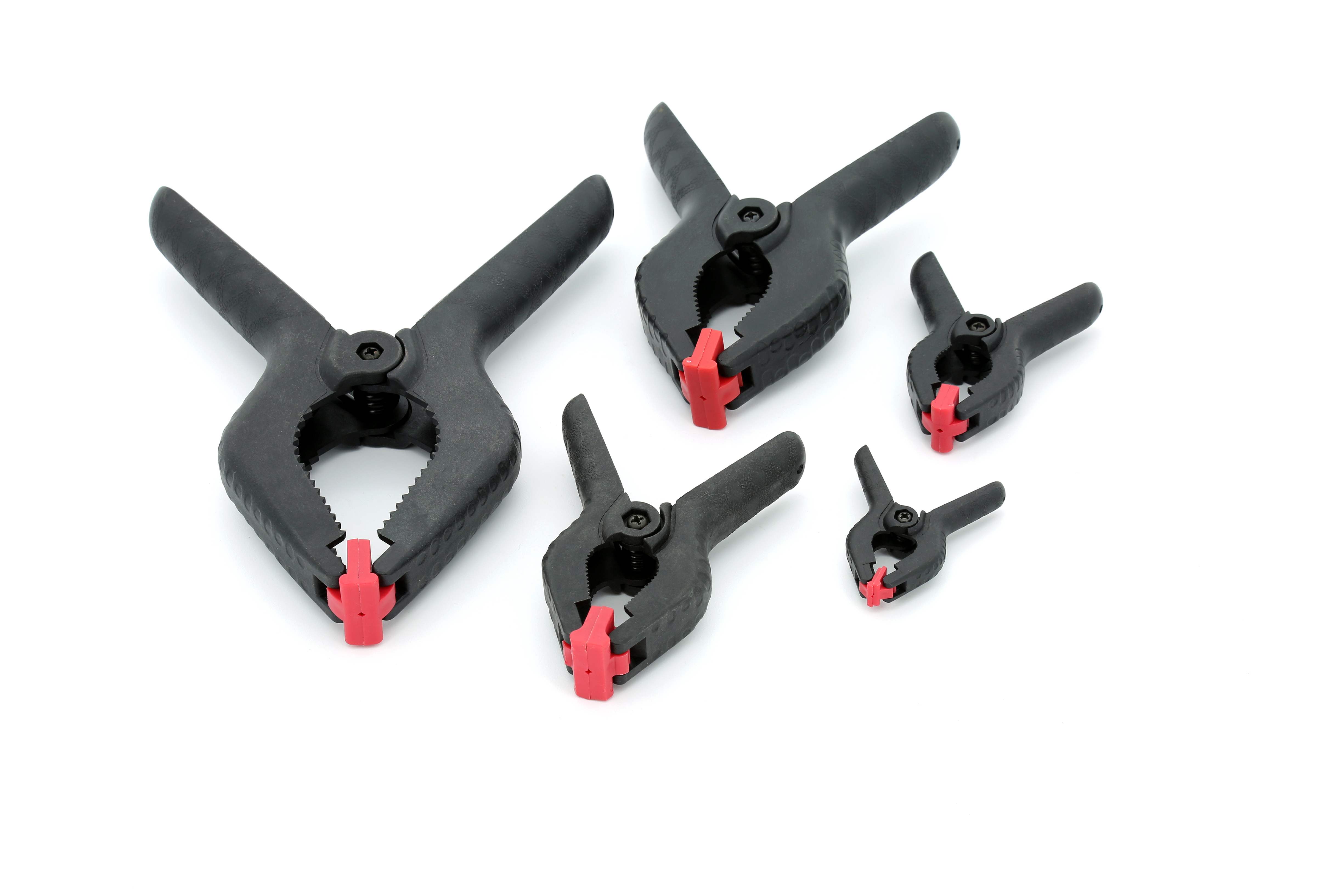 8 Pack Spring Clamps, 4.5inch Plastic Clips, Small Backdrop Clips