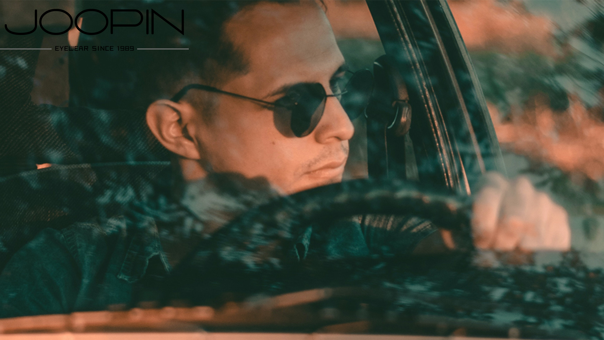 thumbnail video image 2 of Joopin UV Protection Lightweight Unisex Round Hippie Sunglasses, Black, 2 of 10