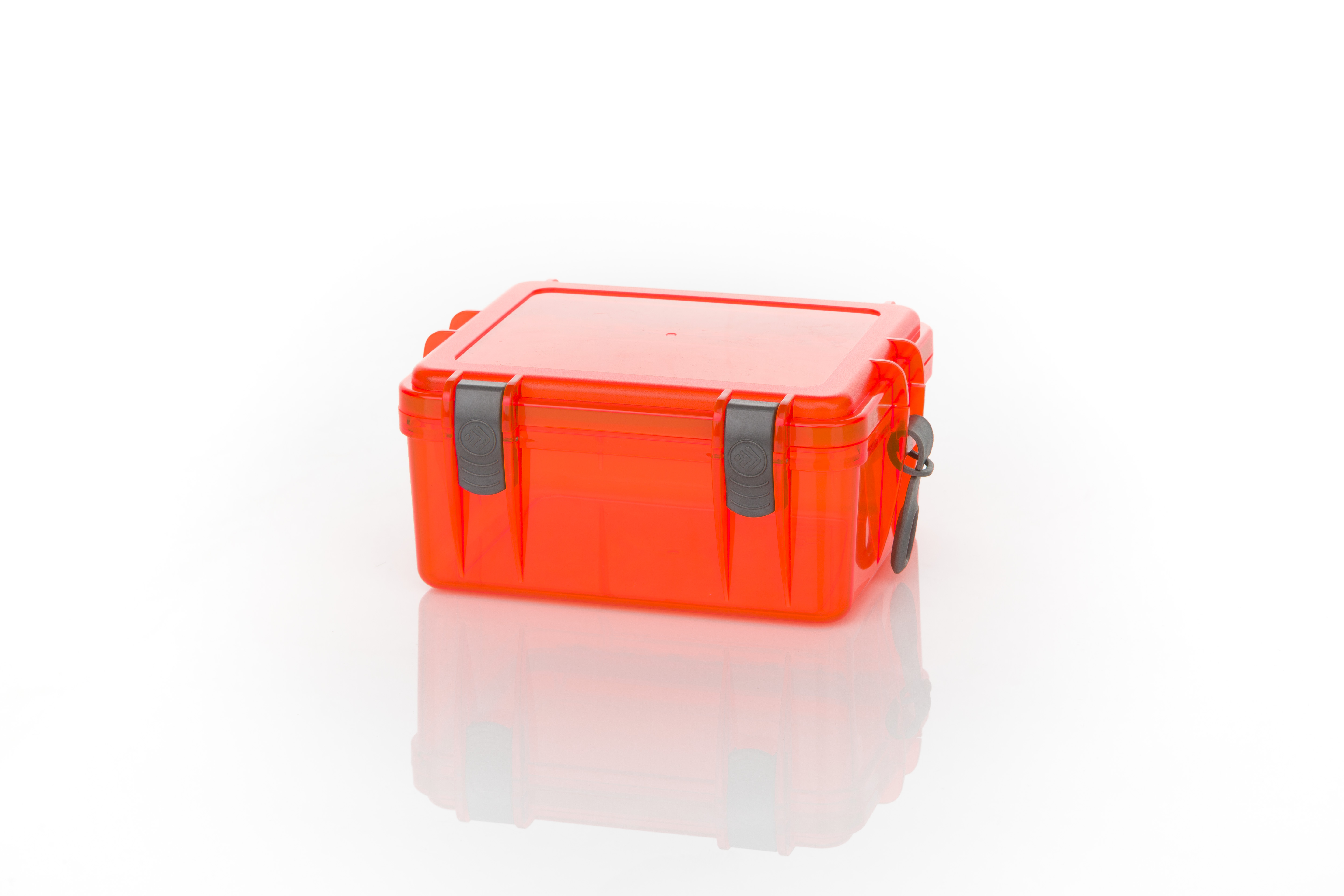 Outdoor Products Large Watertight Case Dry Box, Orange, 8 x 6.75 x 3.5  Polycarbonate 