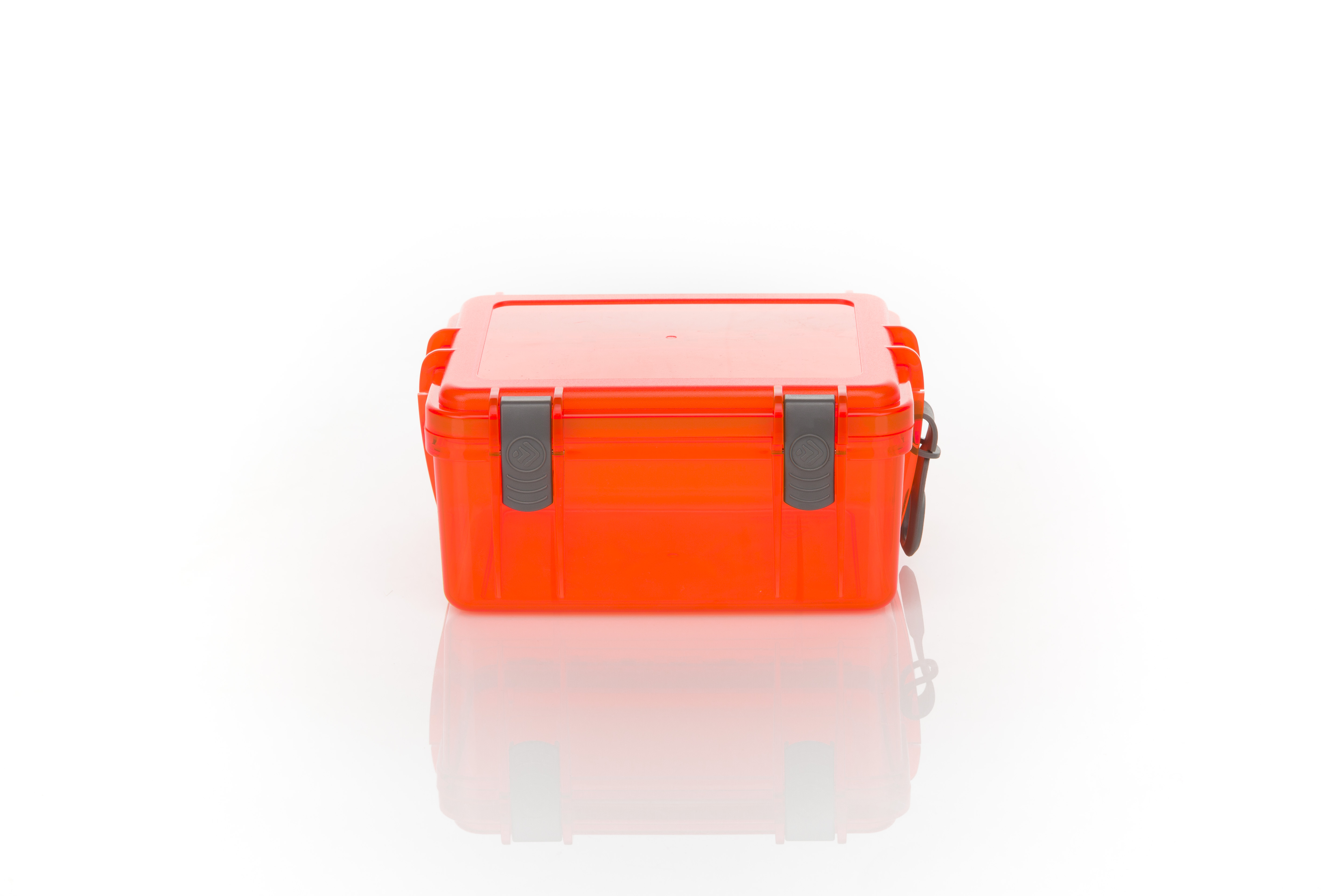 MedValue Waterproof Storage Box, Small, Orange, 9x3x5 — Grayline