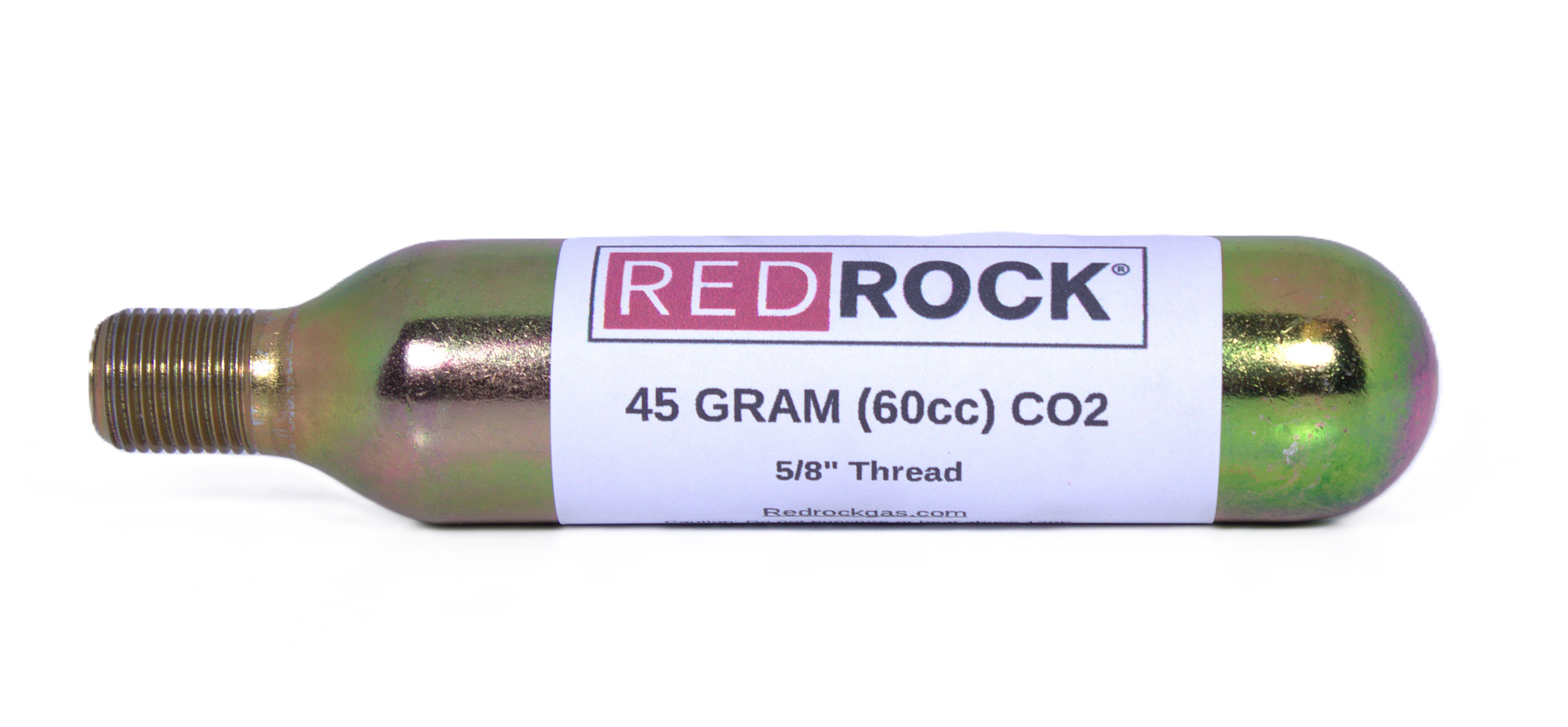 RedRock, CO2 Cartridge, 60cc 45g, Threaded 5/8-18 UNF - Walmart.com