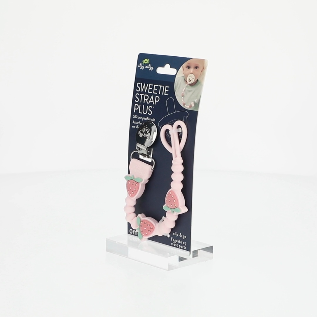 Itzy Paci Strap Plus Strawberry™ - Walmart.com