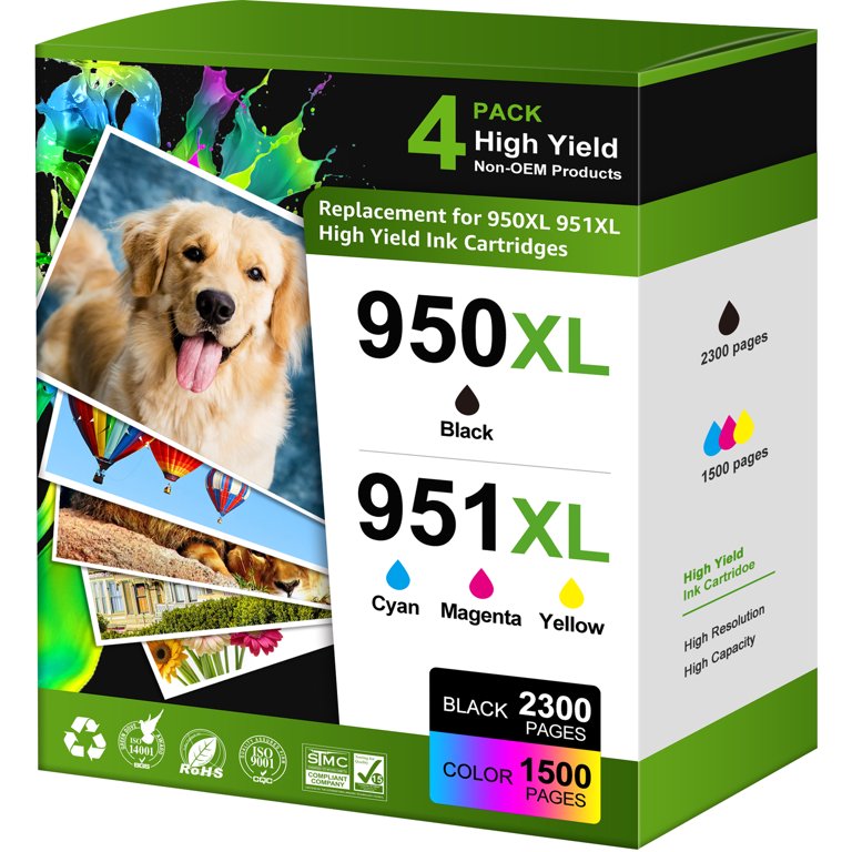 Kit 5 Cartuchos 950 951 Xl Generico 8100 8600 8610 8620 | Envío Gratis