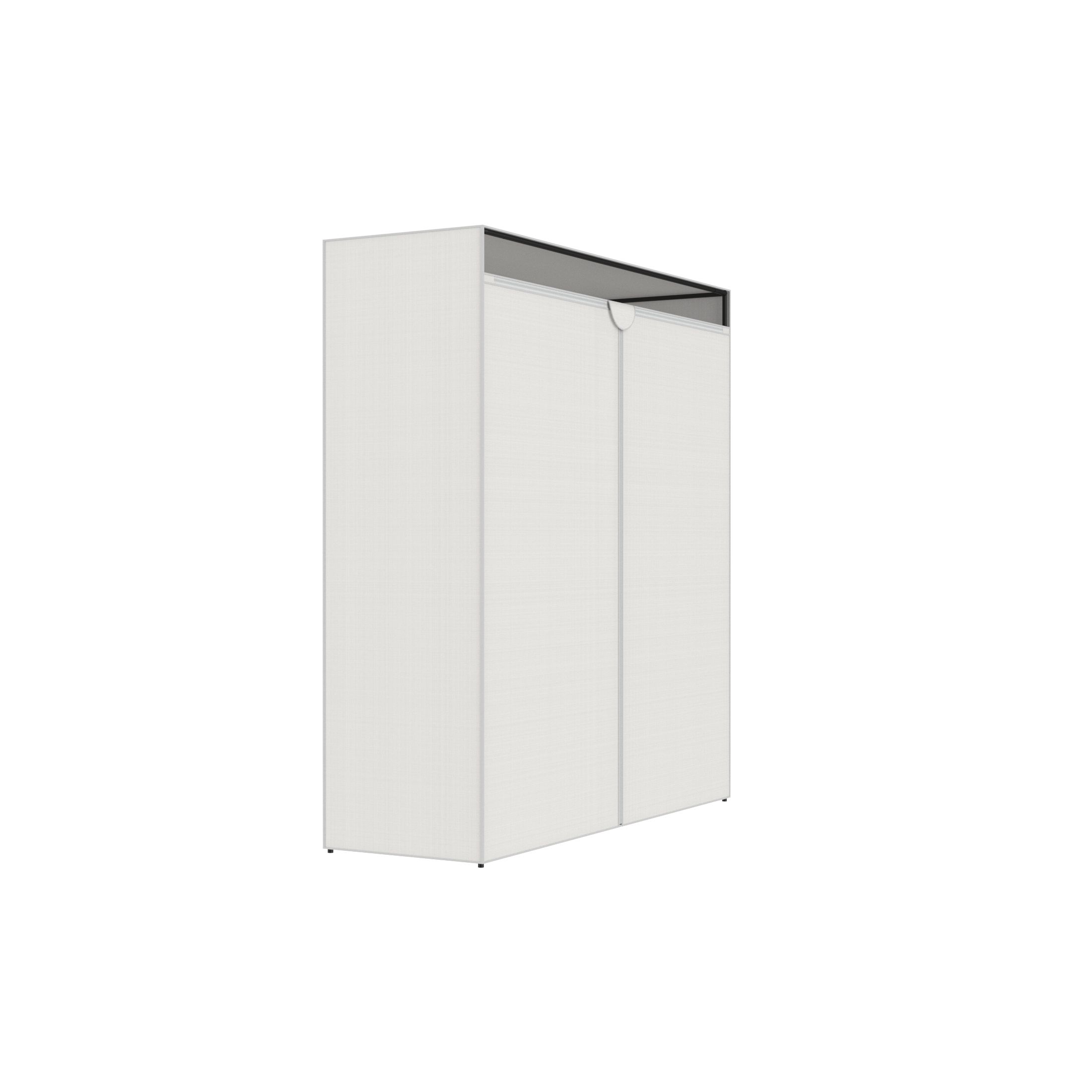 Mainstays 60 in Extra Wide Single Tier Zippered Clothes Closet