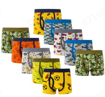 thumbnail video image 2 of Boys Boxer Shorts- Pack of 5 Soft and Comfortable Dinosaur Underwear with Colorful Dino Designs for Kids 2-8 Years Old, 2 of 9