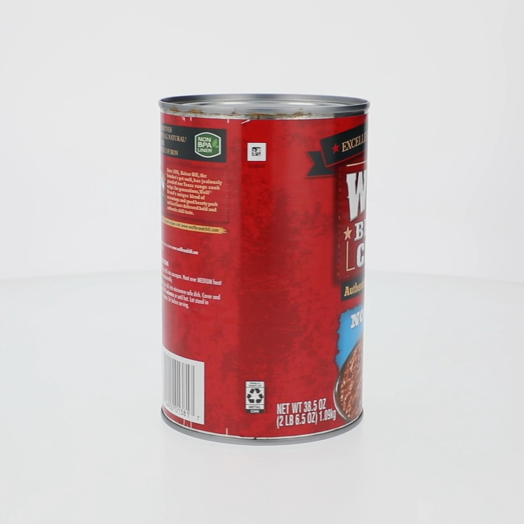 Wolf Brand Chili No Beans, Chili Without Beans, 15g Protein Per