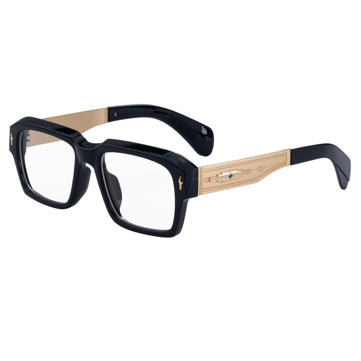 thumbnail video image 2 of US Exclusive ZS-98321 Men's Retro Square Sunglasses | Vintage Metal Frame with UV400 Polarized Lenses, 2 of 7