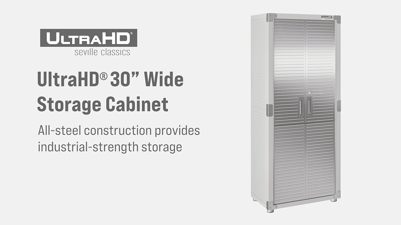 Seville Classics UltraHD® Steel Body Lockable Storage Cabinet