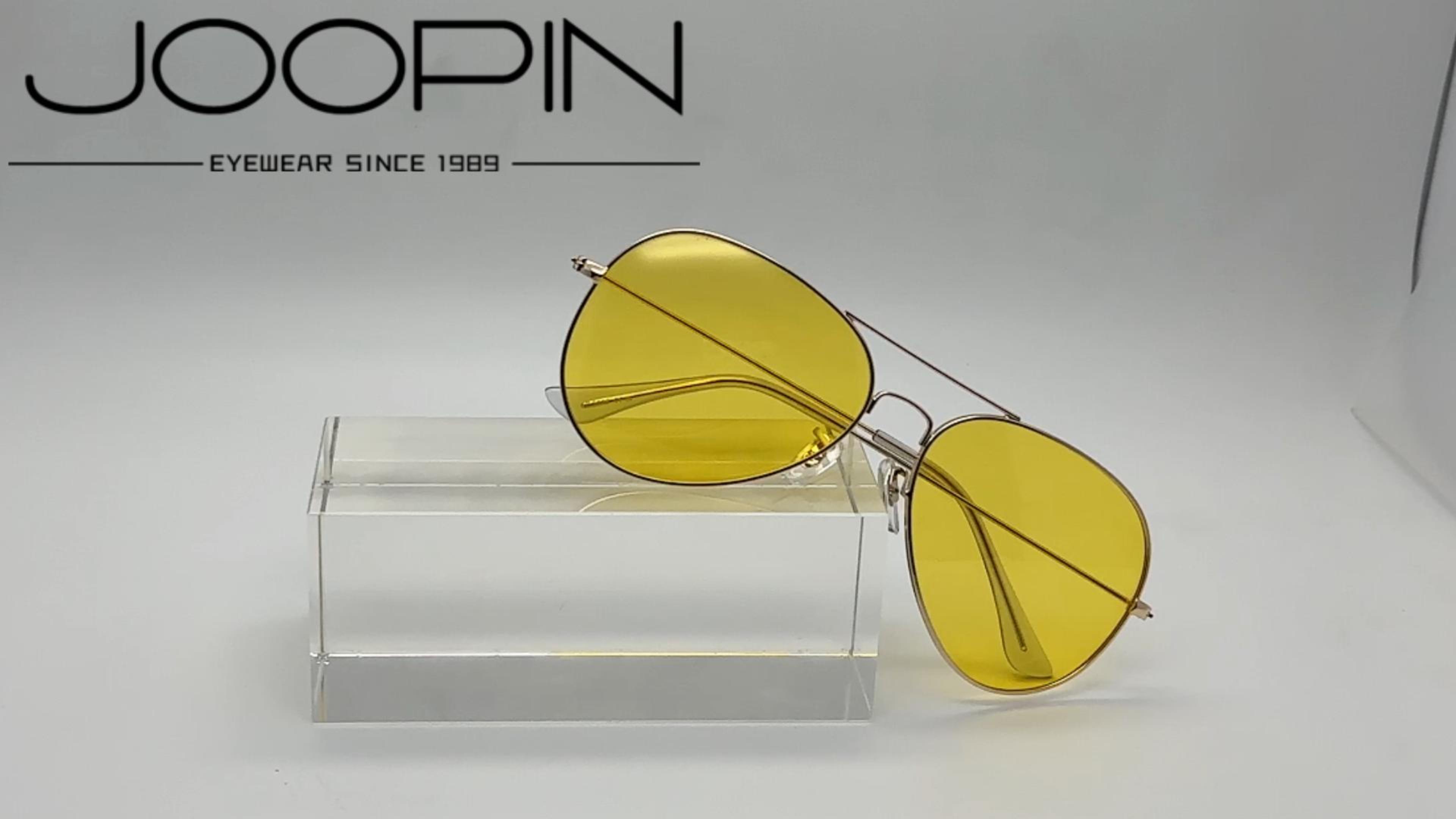 thumbnail video image 2 of Joopin Night Vision Glasses for Men Women Classic Aviation UV Protection Sunglasses for Fishing Driving Hiking, 2 of 8