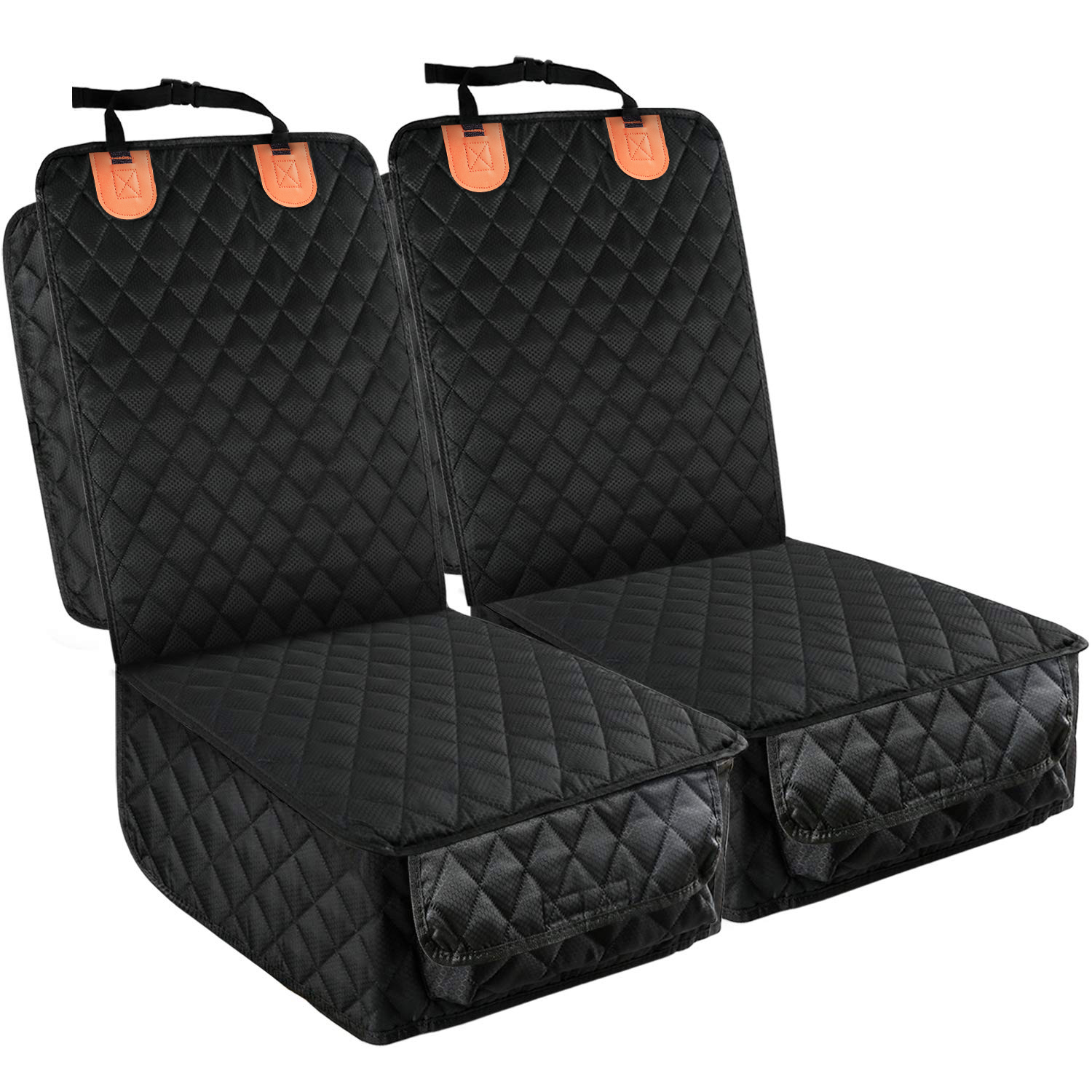 Peticon, Dog Car Seat Cover, 19.7" x 19.3" x 24.8" Black, Waterproof ...