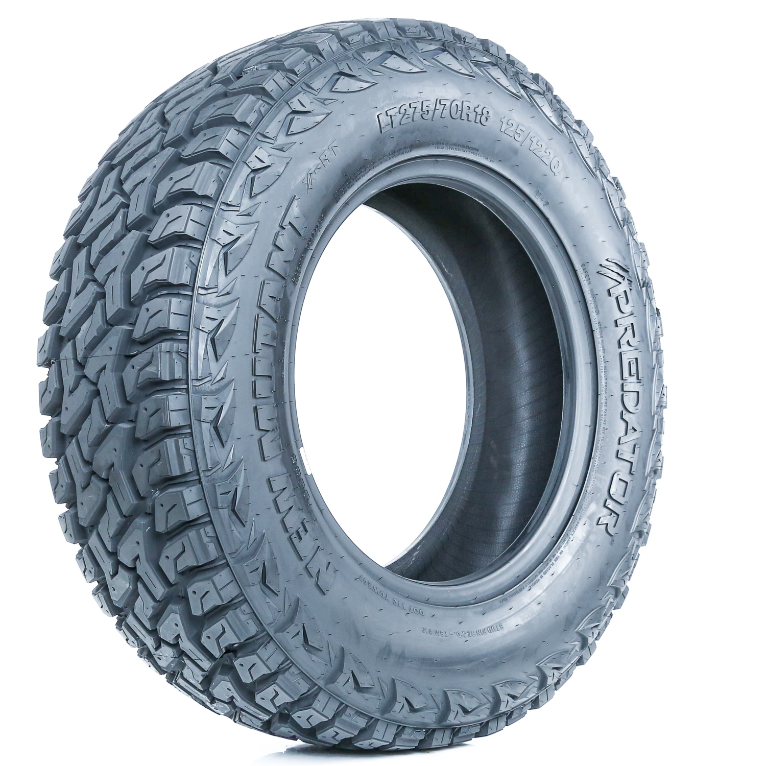 Predator New Mutant X-RT Tire 275/70R18 E 10 Ply R/T for Ram