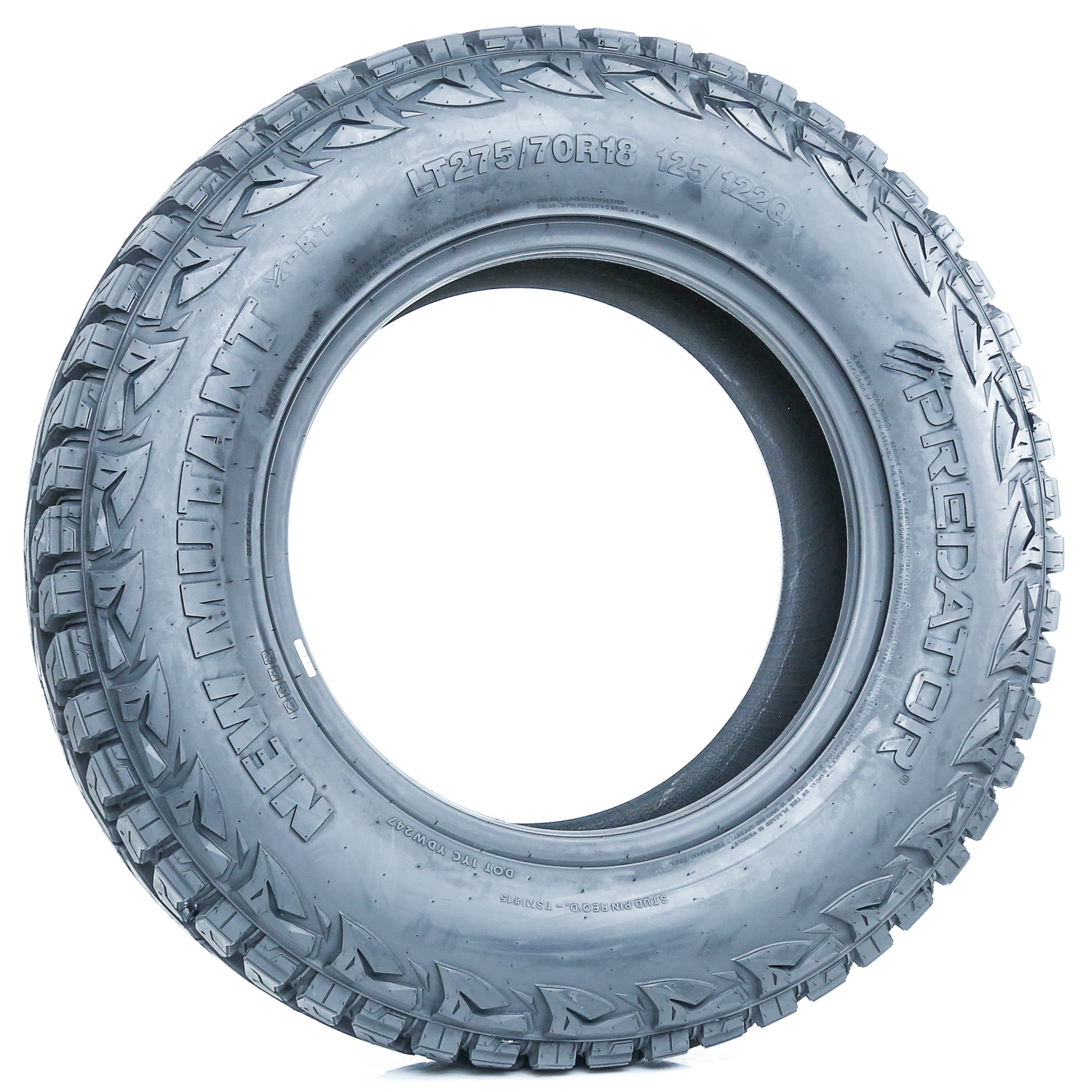 Predator New Mutant X-RT Tire 275/70R18 E 10 Ply R/T for Ram 1500