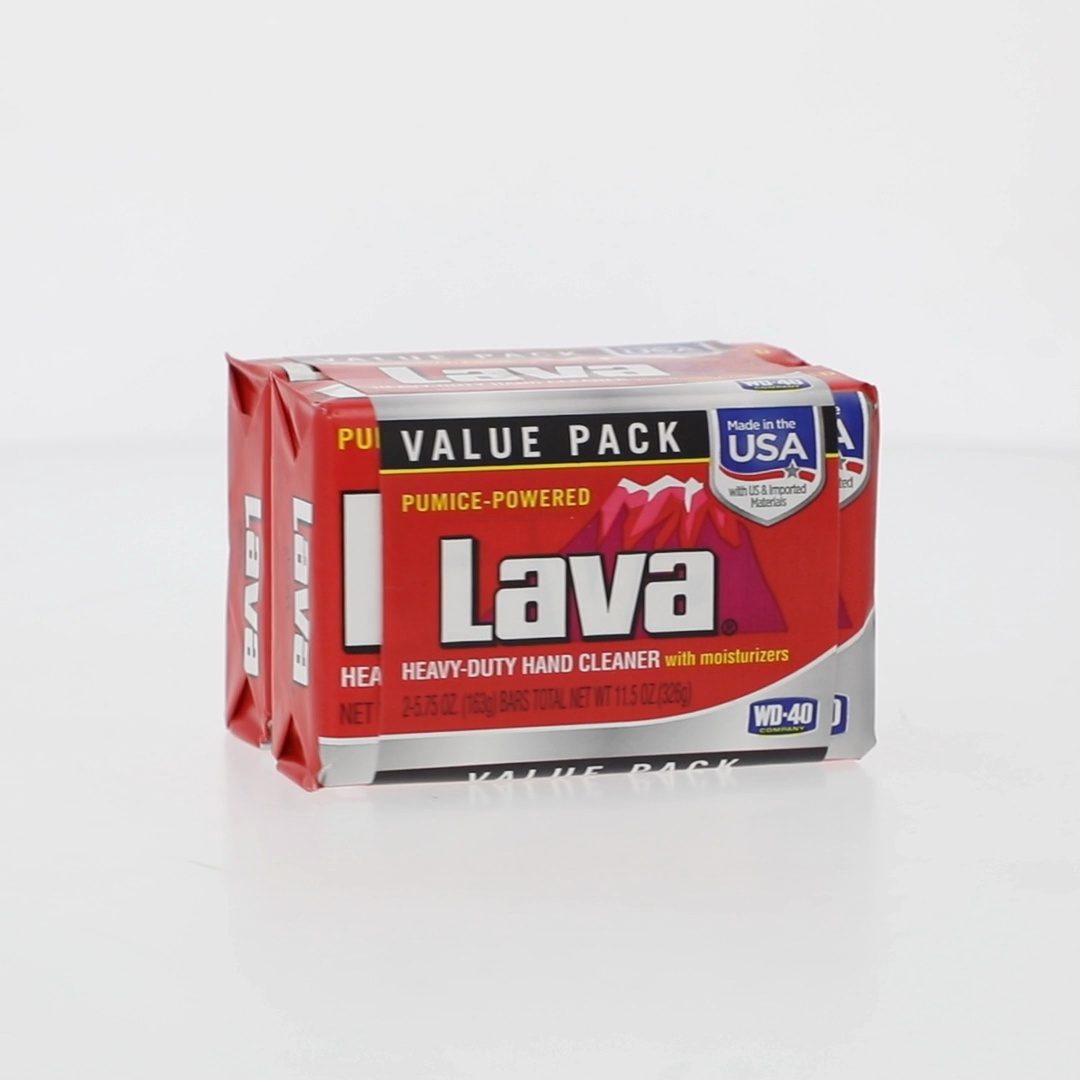 3 pack) Lava Heavy-Duty Hand Cleaner Bar Soap, 5.75 oz (Twin Pack