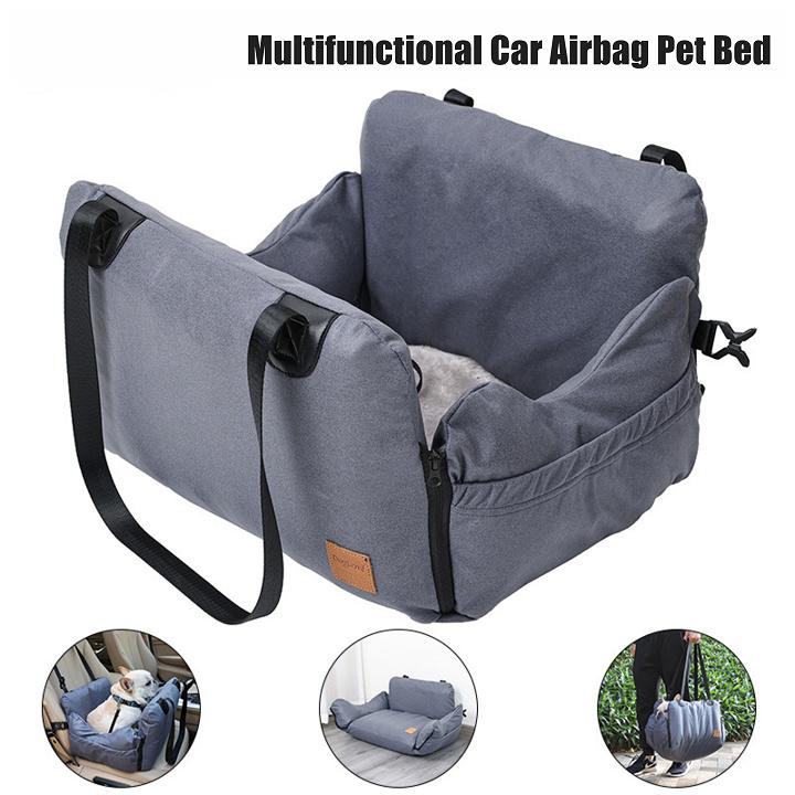 thumbnail video image 2 of SKIUHS 3-in-1 Portable Pet Bed – Car Pad, Travel Carrier & Indoor Couch, 2 of 6