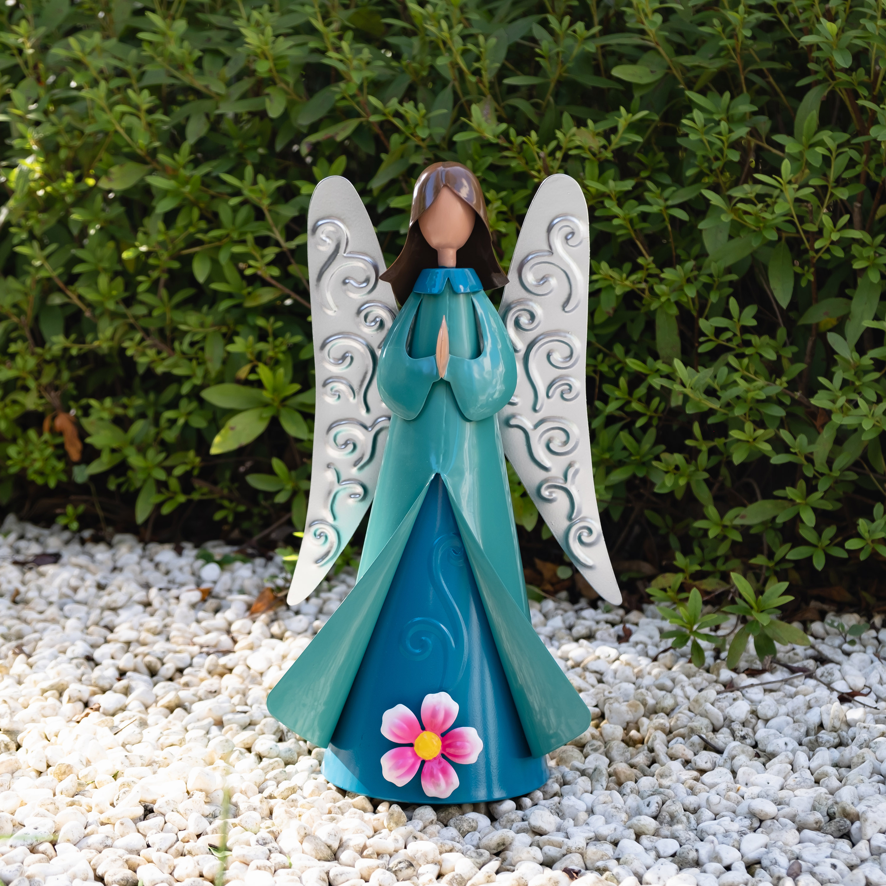 Mainstays Metal Angel Garden Statue, Weather-Resistant, Outdoor