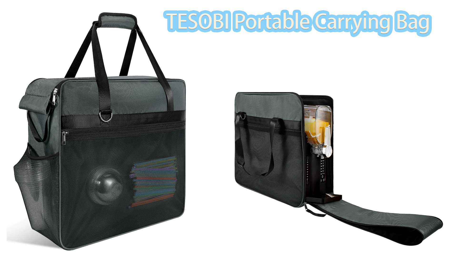 Sac de transport pour machine Slushie FS301 FS300, sacs portables d'extérieur pour machine à boissons glacées, sac de voyage avec ouverture latérale, facile d'accès, accessoires pour machine à slushie Sac de transport pour machine Slushie FS301 FS300, sacs portables d'extérieur pour machine à boissons glacées, sac de voyage avec ouverture latérale, facile d'accès, accessoires pour machine à slushie