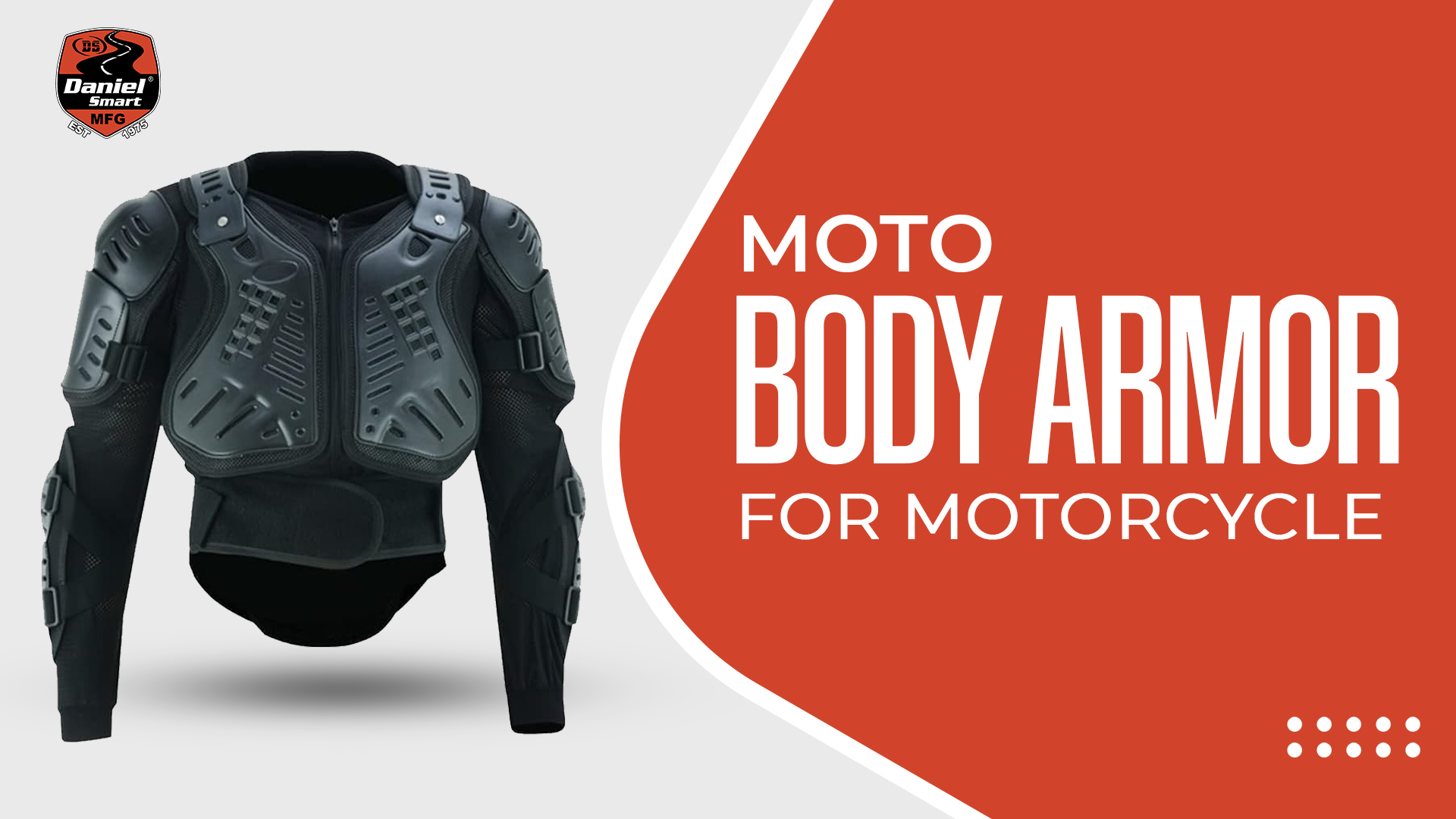 thumbnail video image 2 of Daniel Smart Moto Body ArmorAdvanced Motorcycle full body protective gear  Jacket for Maximum Protection and Comfort, 2 of 8
