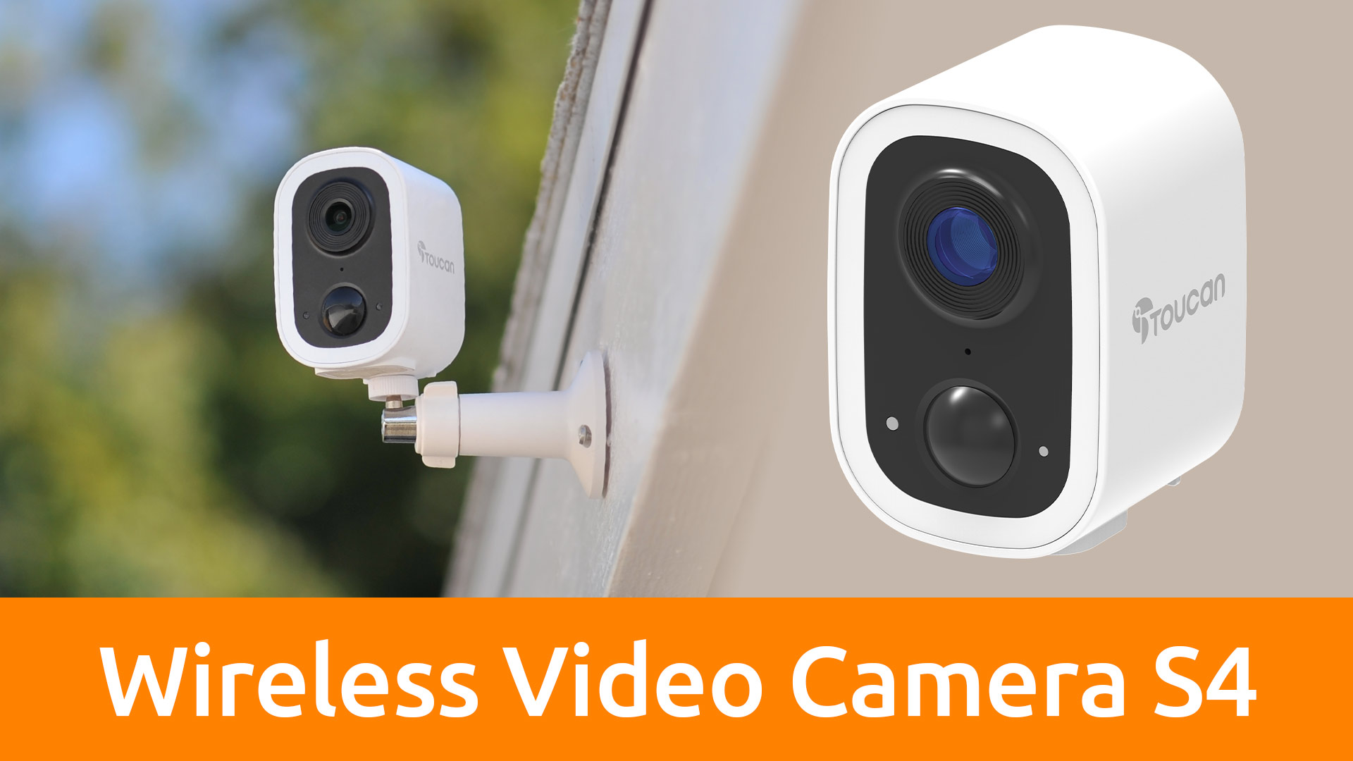 thumbnail video image 2 of Toucan Wireless Security Camera S4, 2K, No Monthly Fees, 2 of 10
