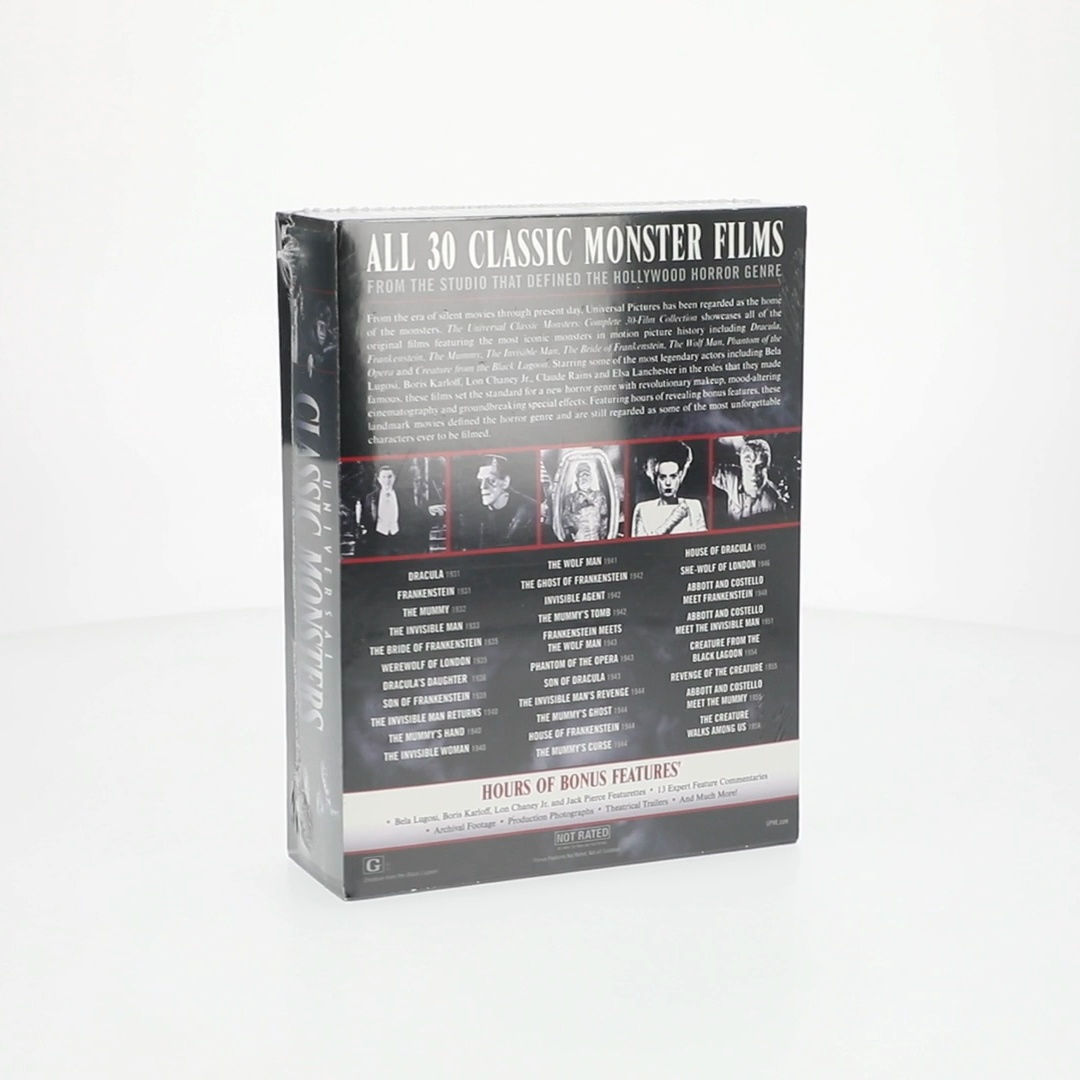 SDS, Horror, Classic Monsters 30-Film Collection, DVD - Walmart.com