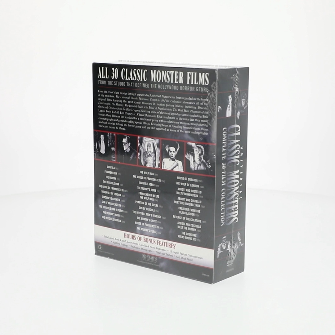 Free Shipping! SDS Universal Classic Monsters Complete 30-Film