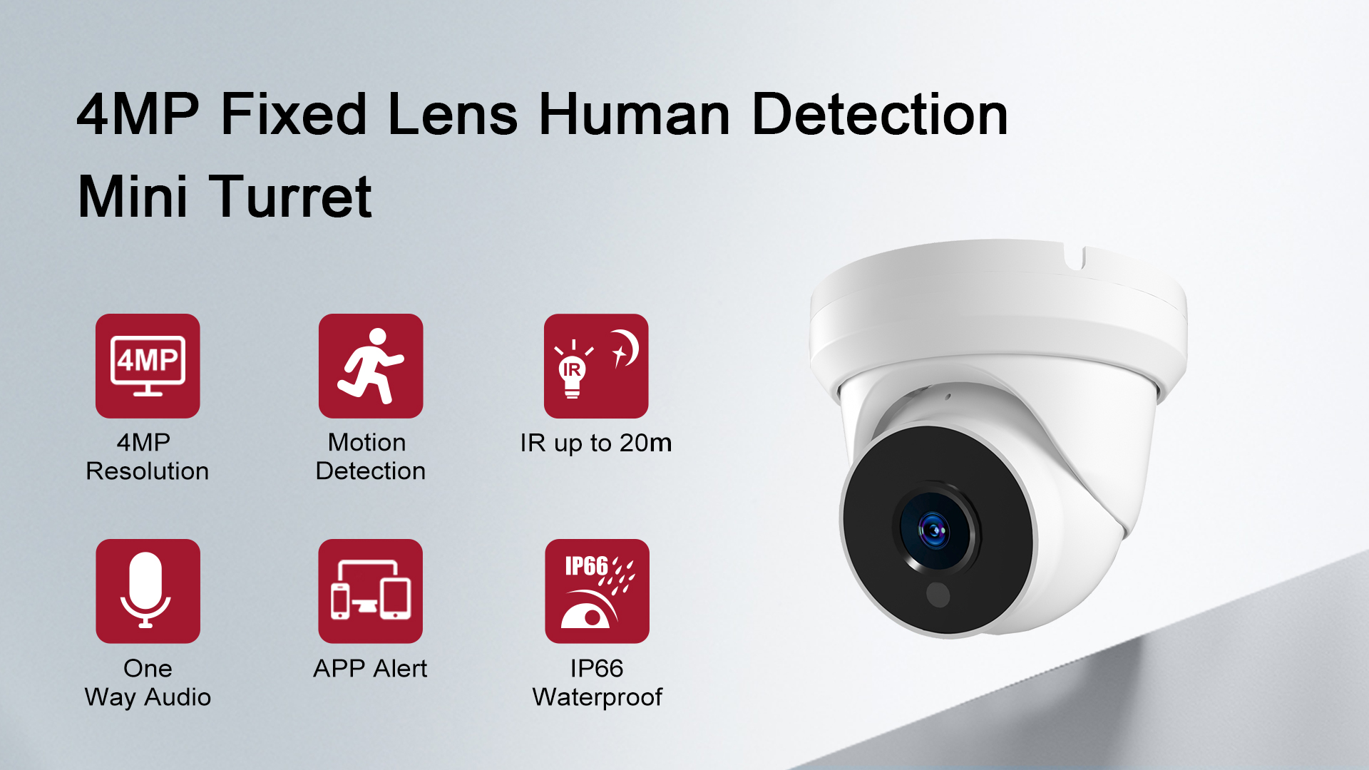 Anpviz 4MP POE IP Camera Outdoor Security Video Surveillance Turret ...