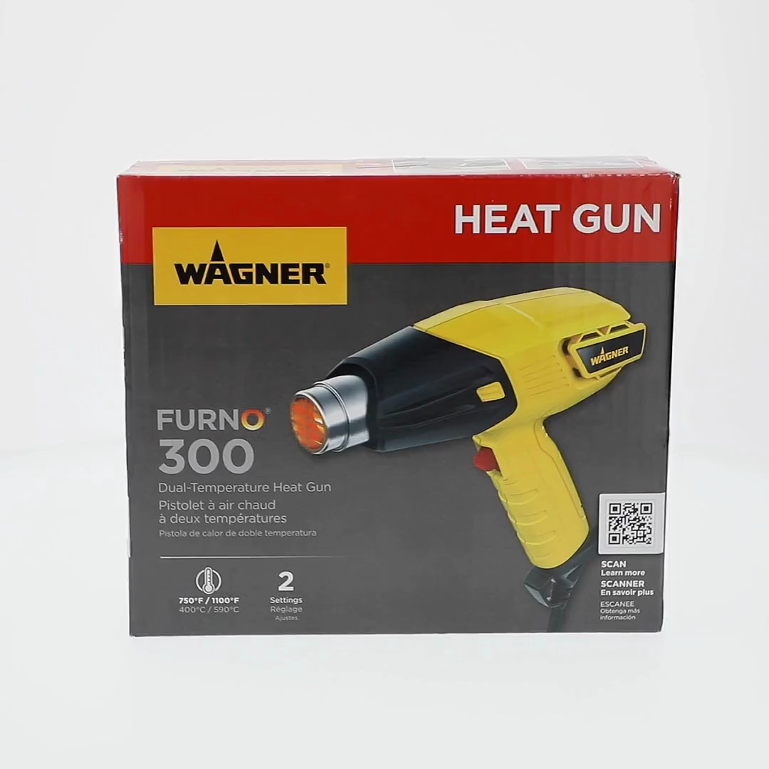 Wagner Furno 300 Portable Heat Gun for Crafts, PVC, Paint Removal