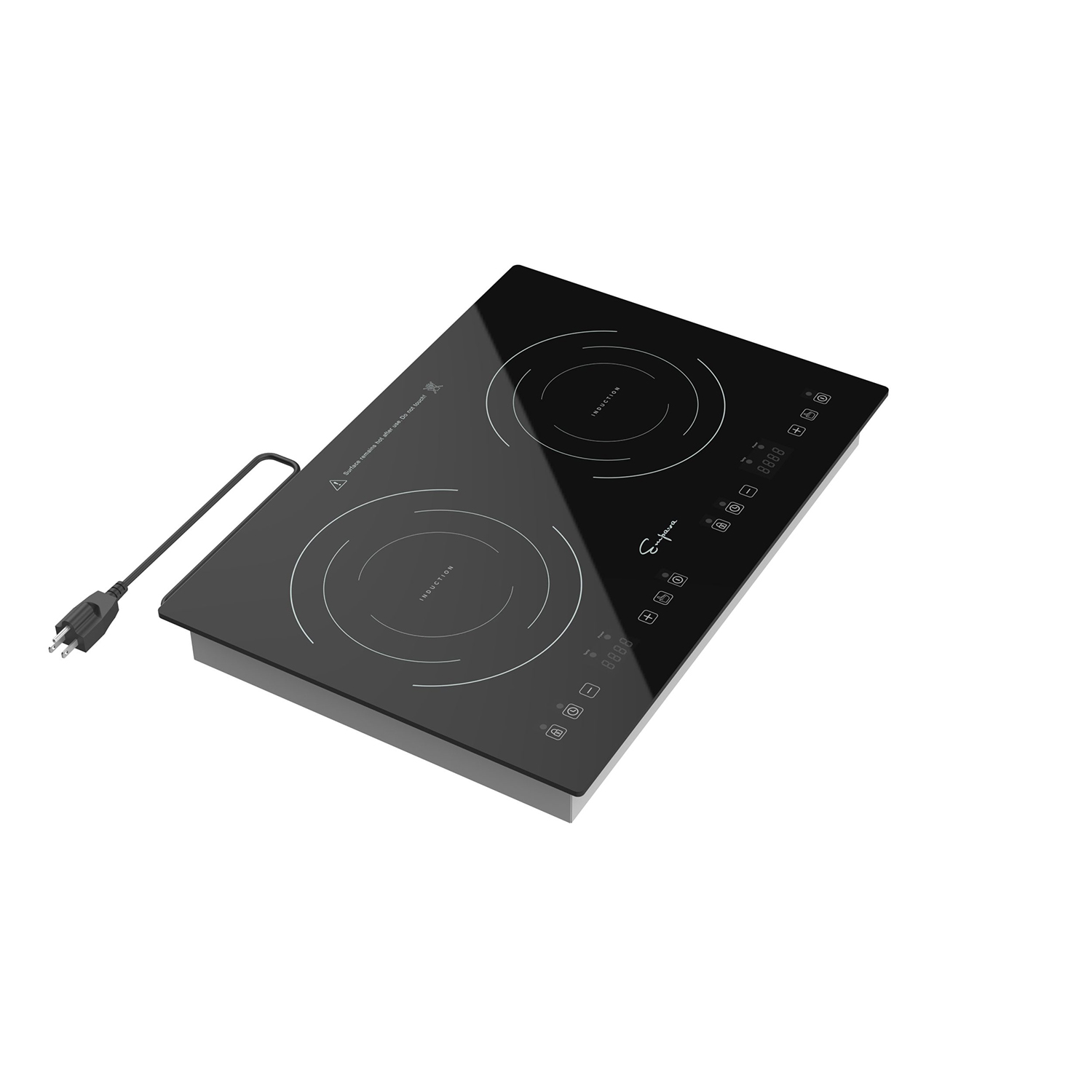 Empava 21-Inch 2 Burners Induction Cooktop in Black (EMPV-IDC12B2)