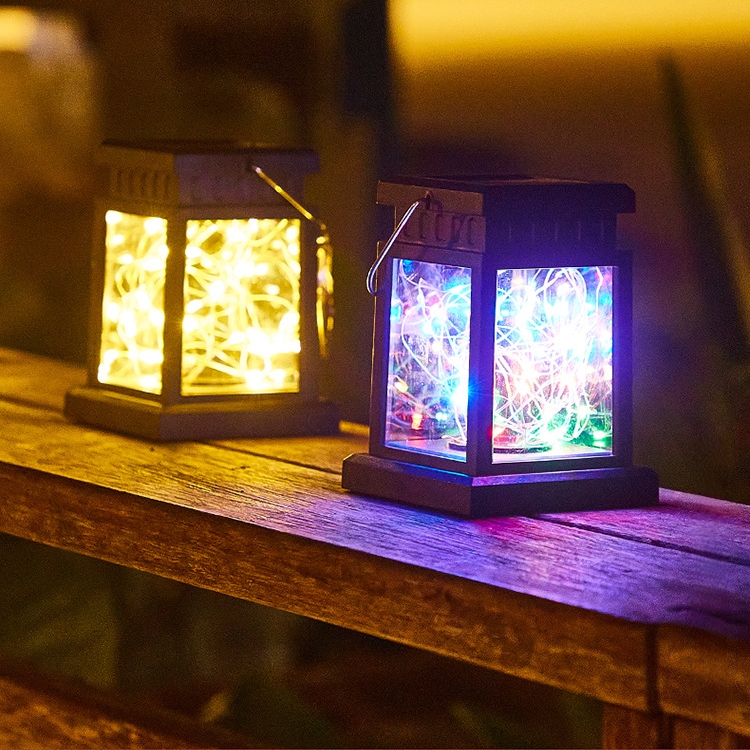 thumbnail video image 2 of MEHOOM 4 Pack Outdoor Solar Lanterns Warm White, 40 LED Vintage Palace Hanging Decorative Garden Lights, Waterproof Solar Powered Lights for Patio, Yard, Balcony, Christmas Decorations Outdoor, 2 of 11