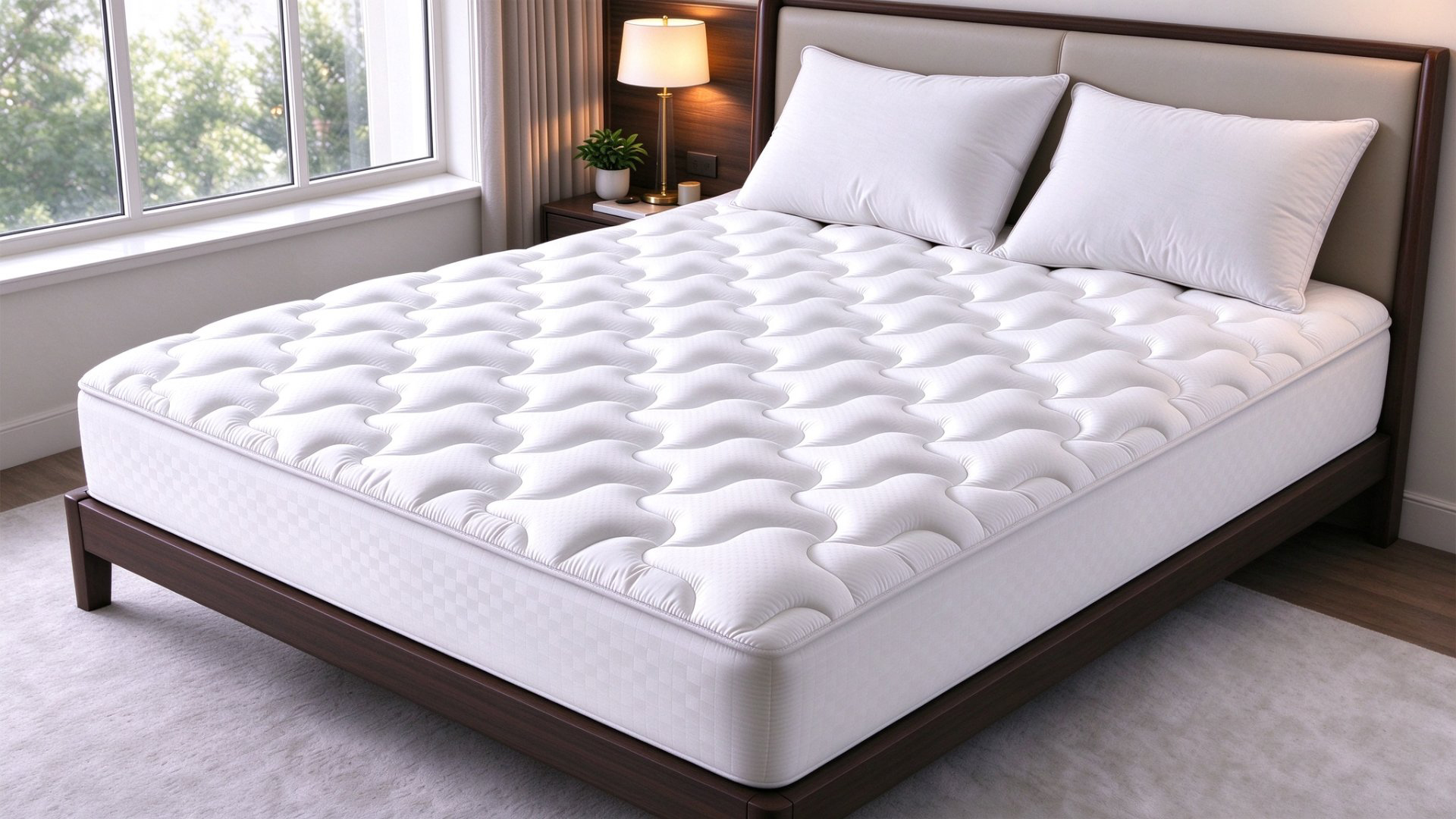 thumbnail video image 2 of INGALIK Ultra Comfort Mattress Pad, Queen - Breathable Cooling Topper, 8-21" Deep Pocket Mattress Cover, Noiseless Hypoallergenic, 2 of 13