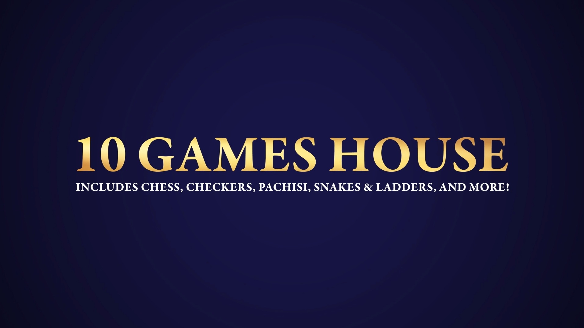 thumbnail video image 2 of Classic Games, Family Fun, 10 in 1 Game House in Wooden Case, Includes Chess, Checkers, Mancala and More, Family Game Nights, Ages 6 and Over, 2 of 9