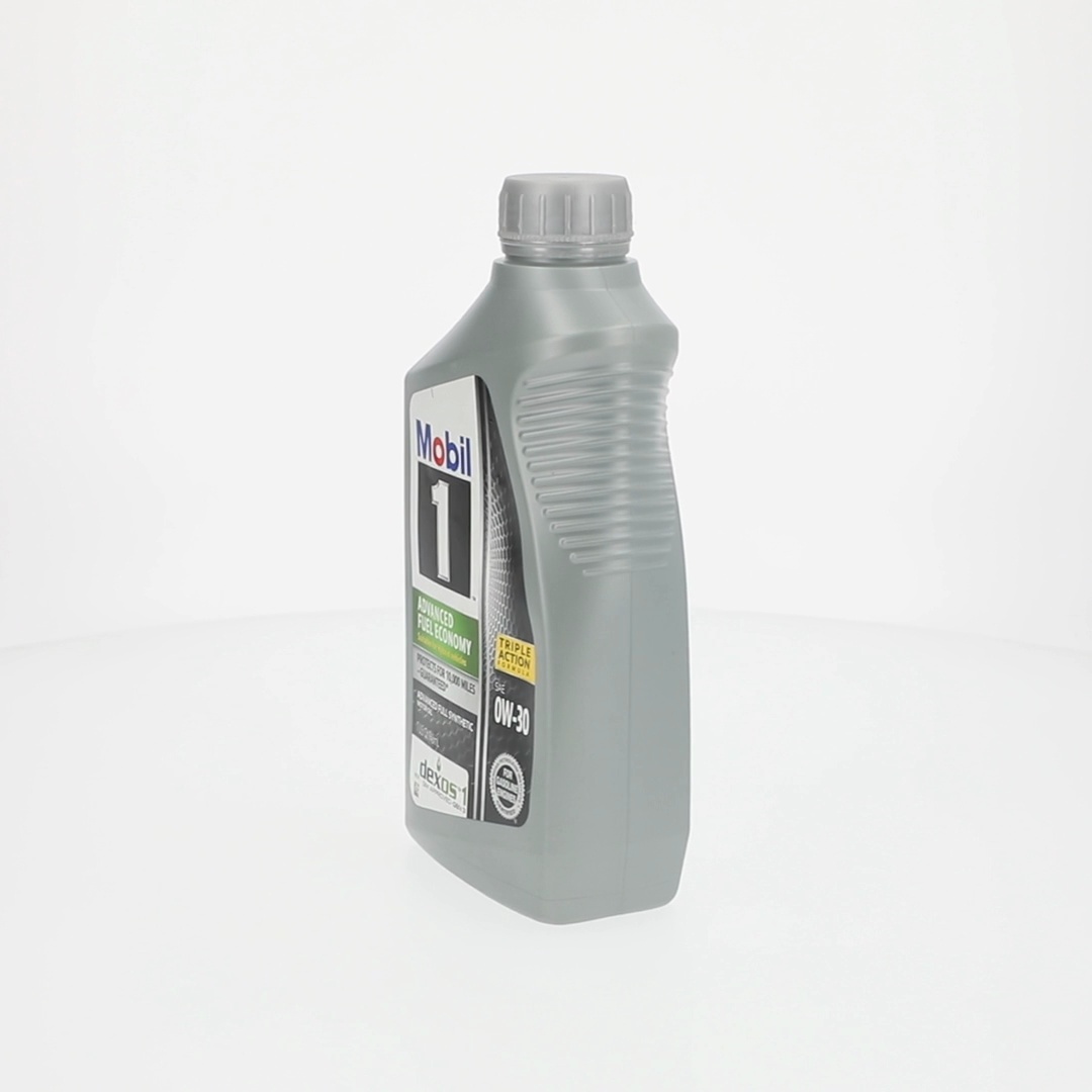 3 pack) Mobil 1 Advanced Fuel Economy Full Synthetic Motor Oil 0W