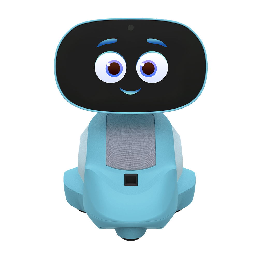 thumbnail video image 2 of Miko 3 Safety-First AI Robot for Kids – Educational STEAM Toy Ages 5-10 | Blue, 2 of 9