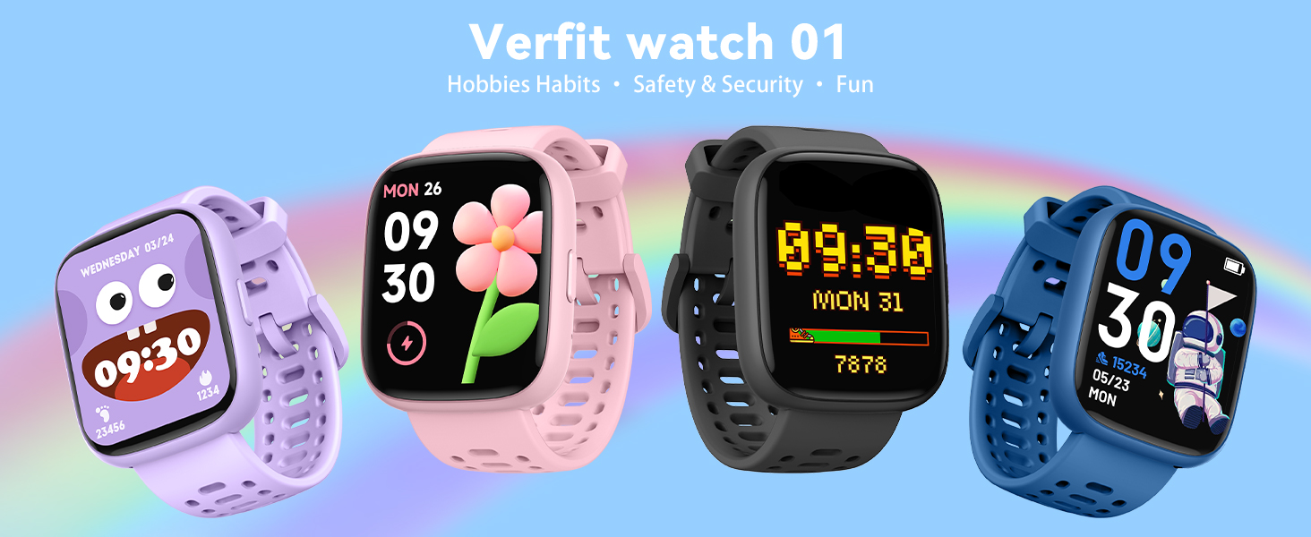 thumbnail video image 2 of 2026 Cillso Smart Watch for Kids with Find My, 1.83" HD Touch Screen, BLE5.3, IP68 Waterproof, Multiple Sports Modes, Activity Tracker Pedometer,Ideal Gift, Blue, 2 of 9
