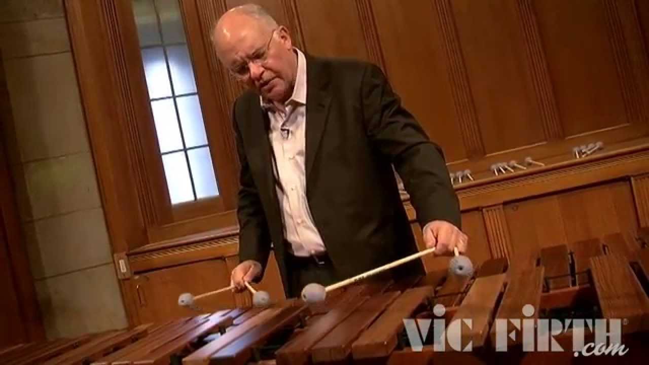 thumbnail video image 2 of Vic Firth M125 Robert Van Sice Signature Keyboard Mallets, Medium Hard, 2 of 3