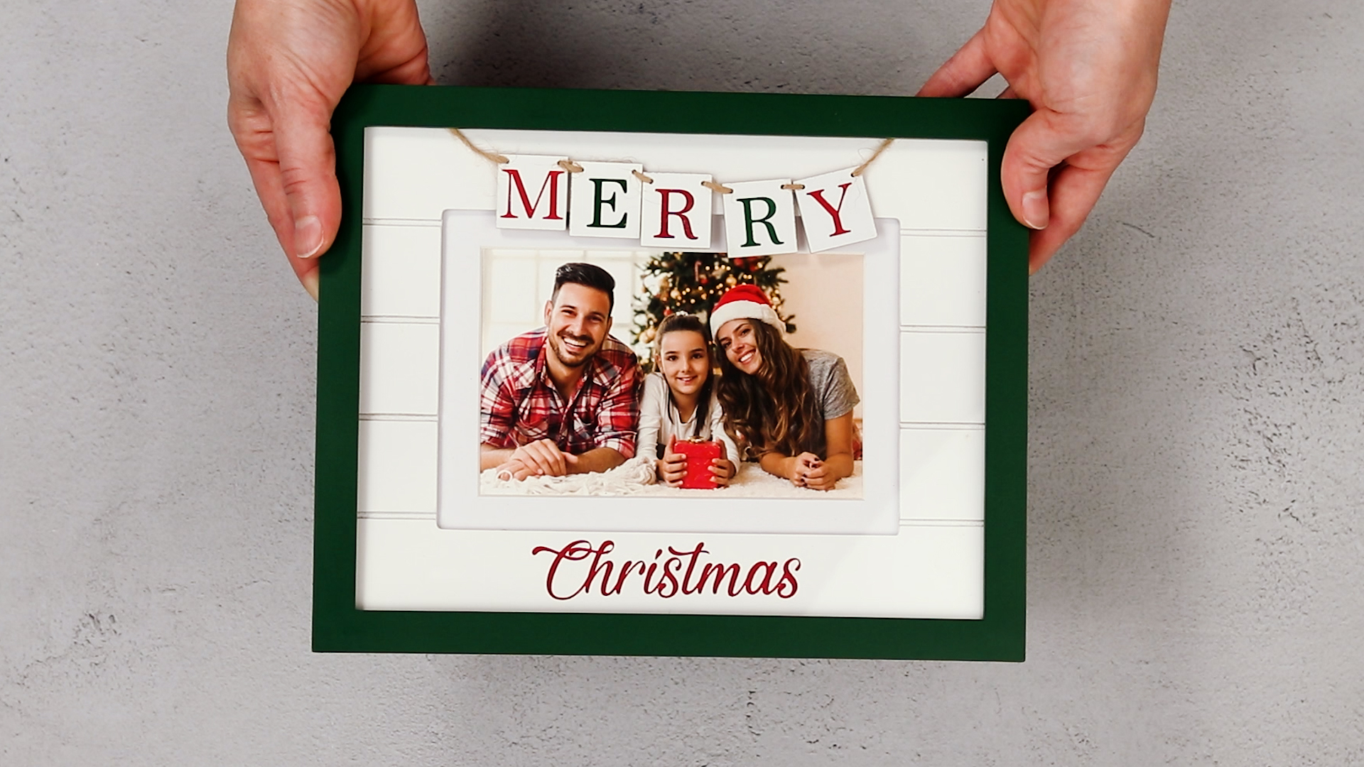 thumbnail video image 2 of Fine Photo Gifts Merry Christmas 6" x 4" or 7" x 5" Picture Frame, 2 of 4