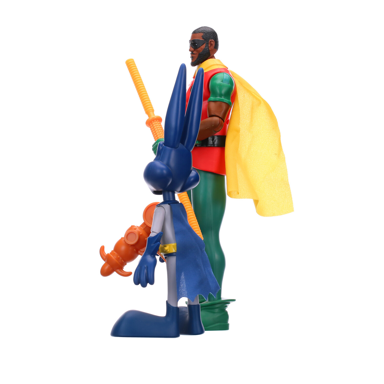  Moose Toys Space Jam: A New Legacy - Dynamic Duo - 12 Lebron  James (Robin) & 9 Bugs Bunny (Batman), Multicolor, (14647) : Toys & Games