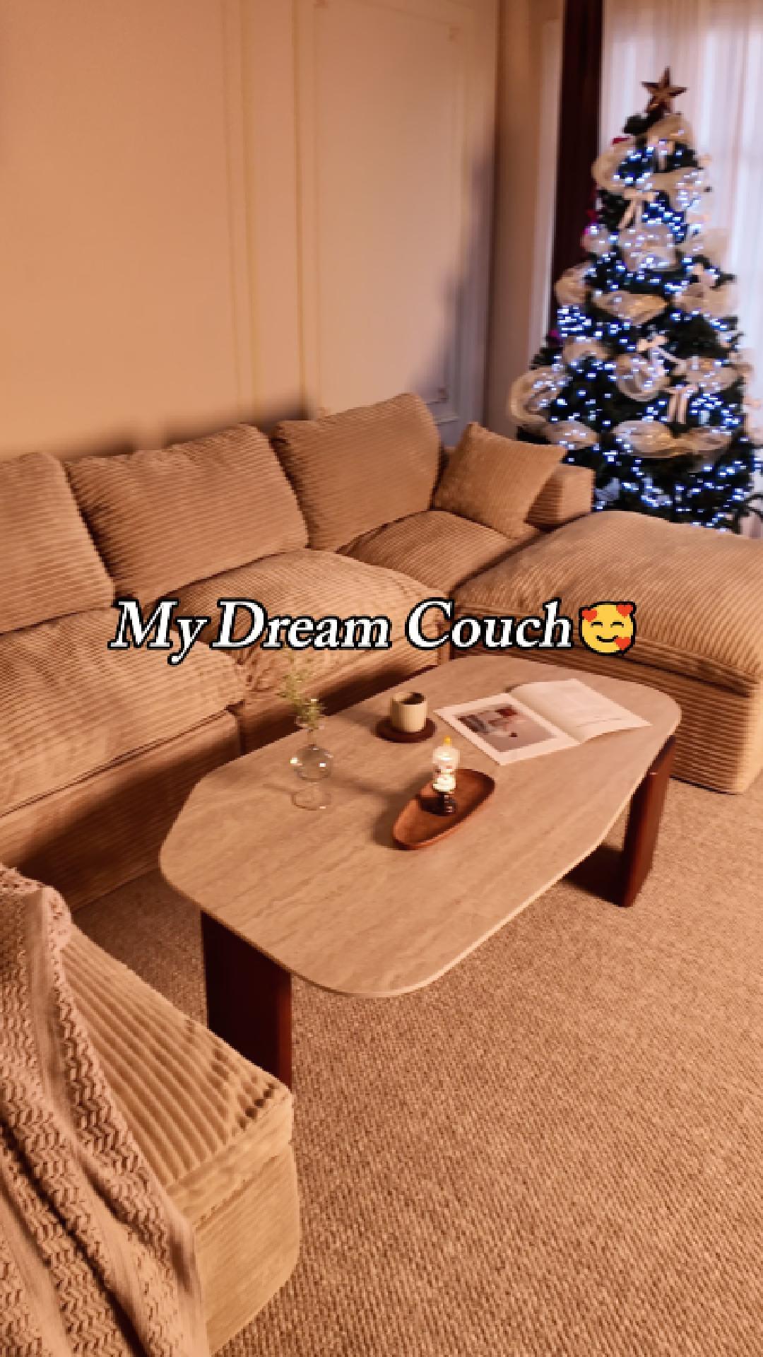 thumbnail video image 2 of BIGSYY 137.8" U-Shaped Modular Sectional Couch, Deep Seat for Families and Apartment Dwellers, No Assembly Required, Comfortable Sofa for Living Room, Corduroy, Black, 2 of 10