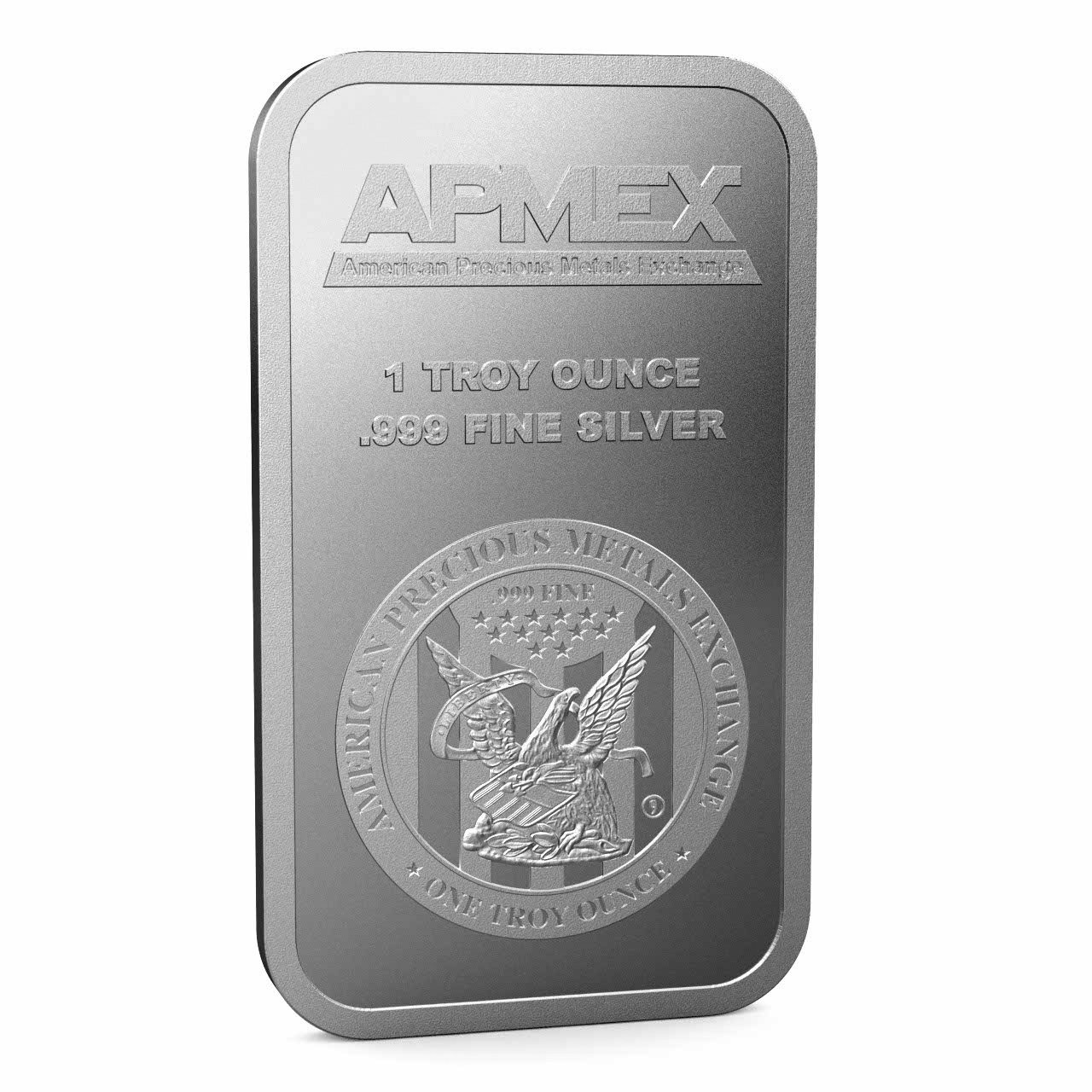 1 oz Silver Bar - APMEX (Lot of 10 Bars) 