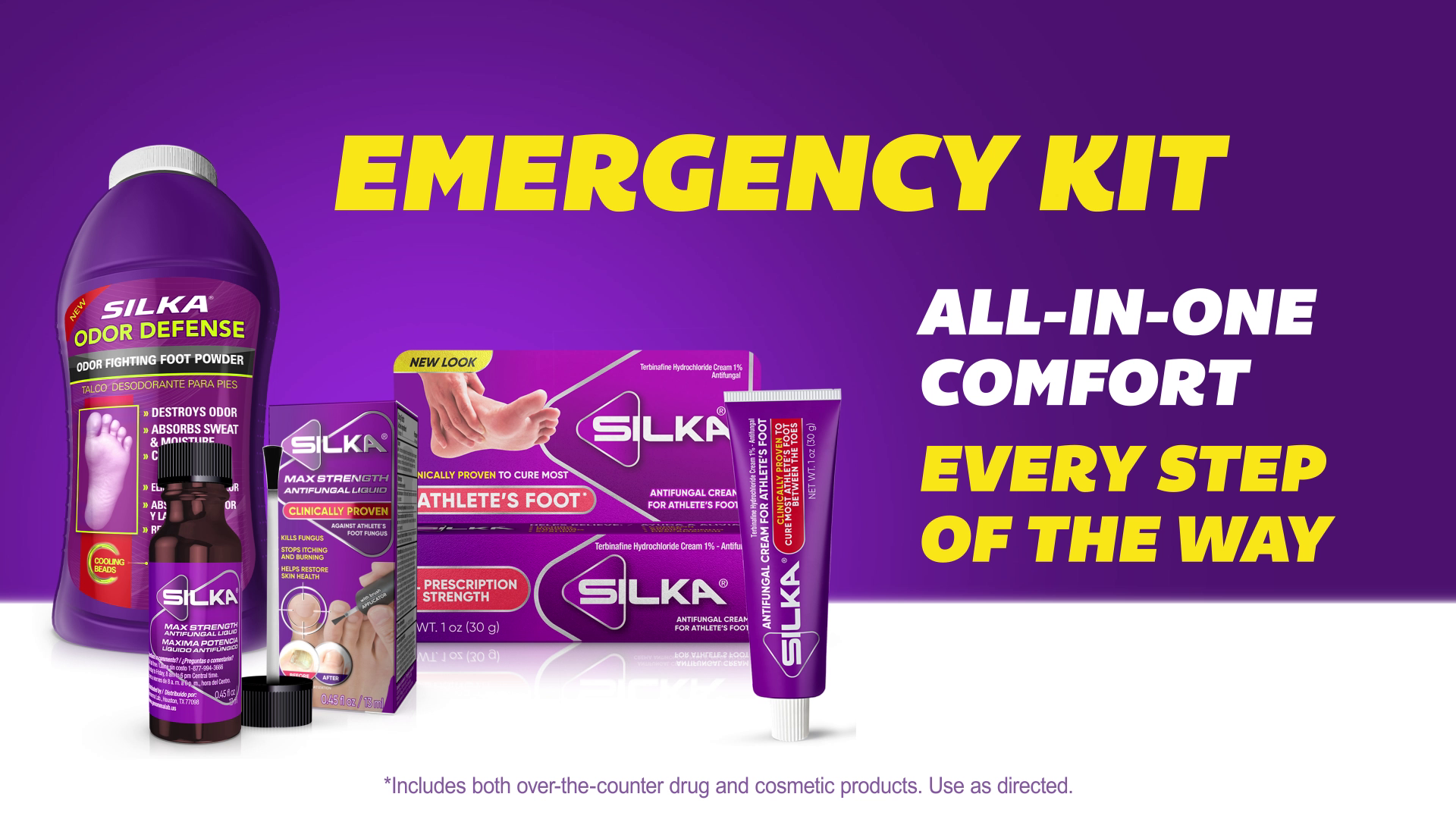 thumbnail video image 2 of SILKA - Ultimate Kit: Cream, Nail Liquid, Powder and Spray Multi (1 Pack), 2 of 11